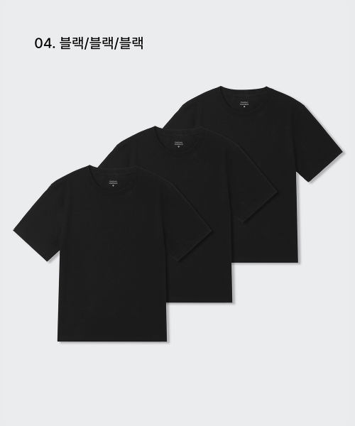 Essential Crew Neck T-Shirt 3-Pack thumbnail 5