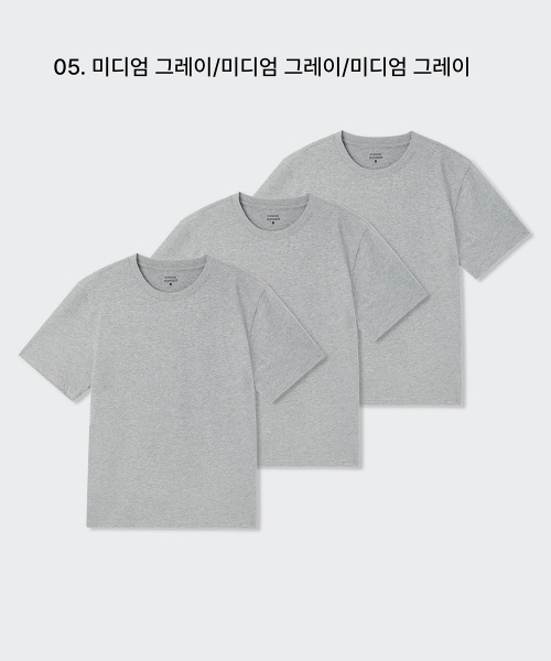 Essential Crew Neck T-Shirt 3-Pack thumbnail 6