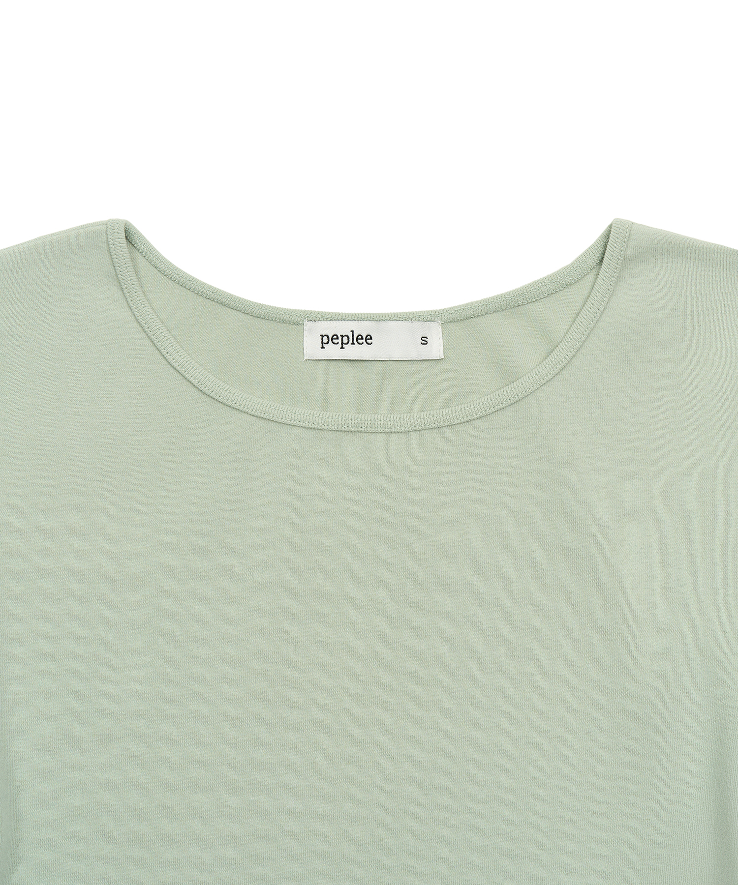Boat Neck 3/4 Sleeve Tee (Mint Green)