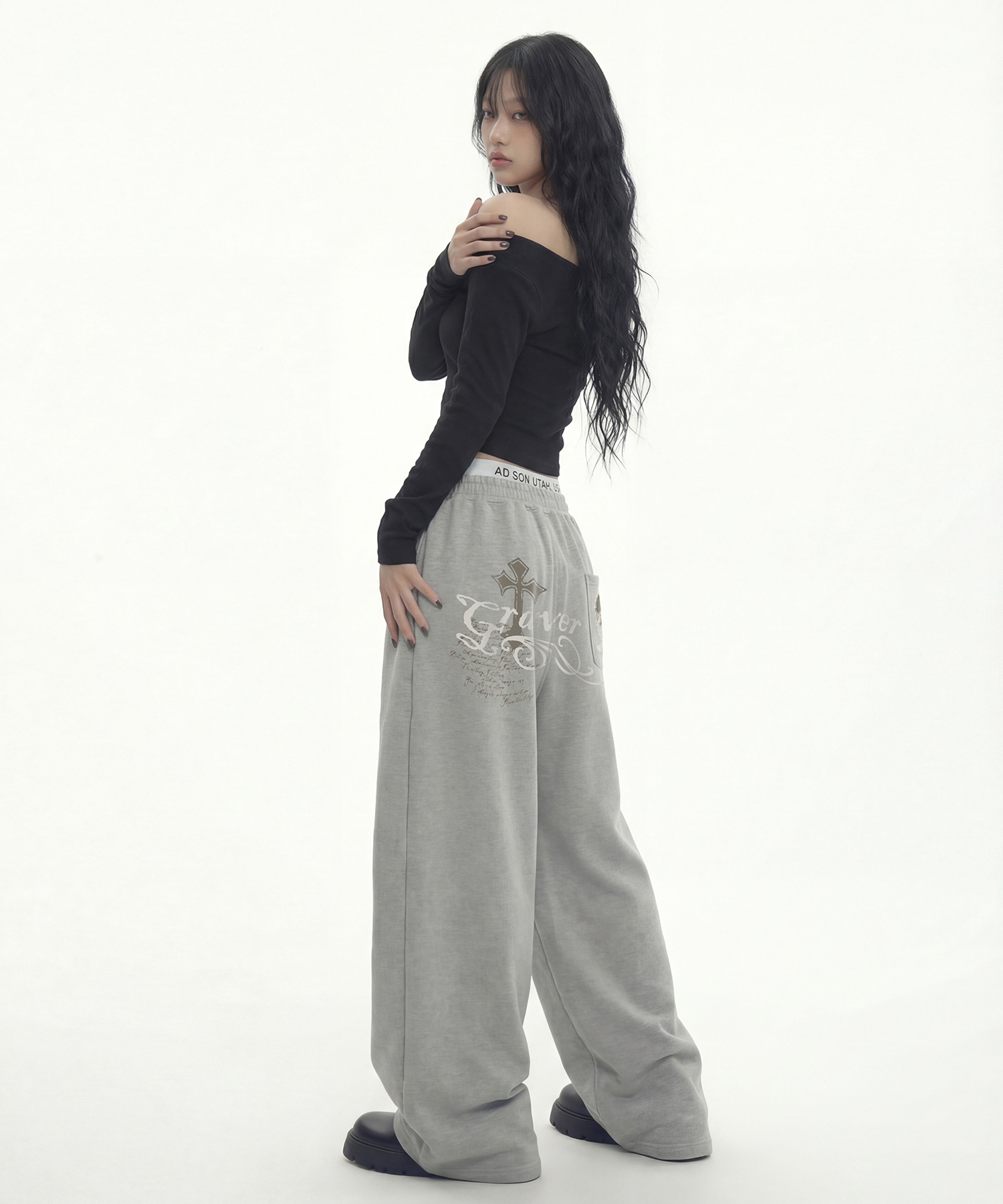 [UNISEX] Широкие спортивные штаны DONTCRY_2color