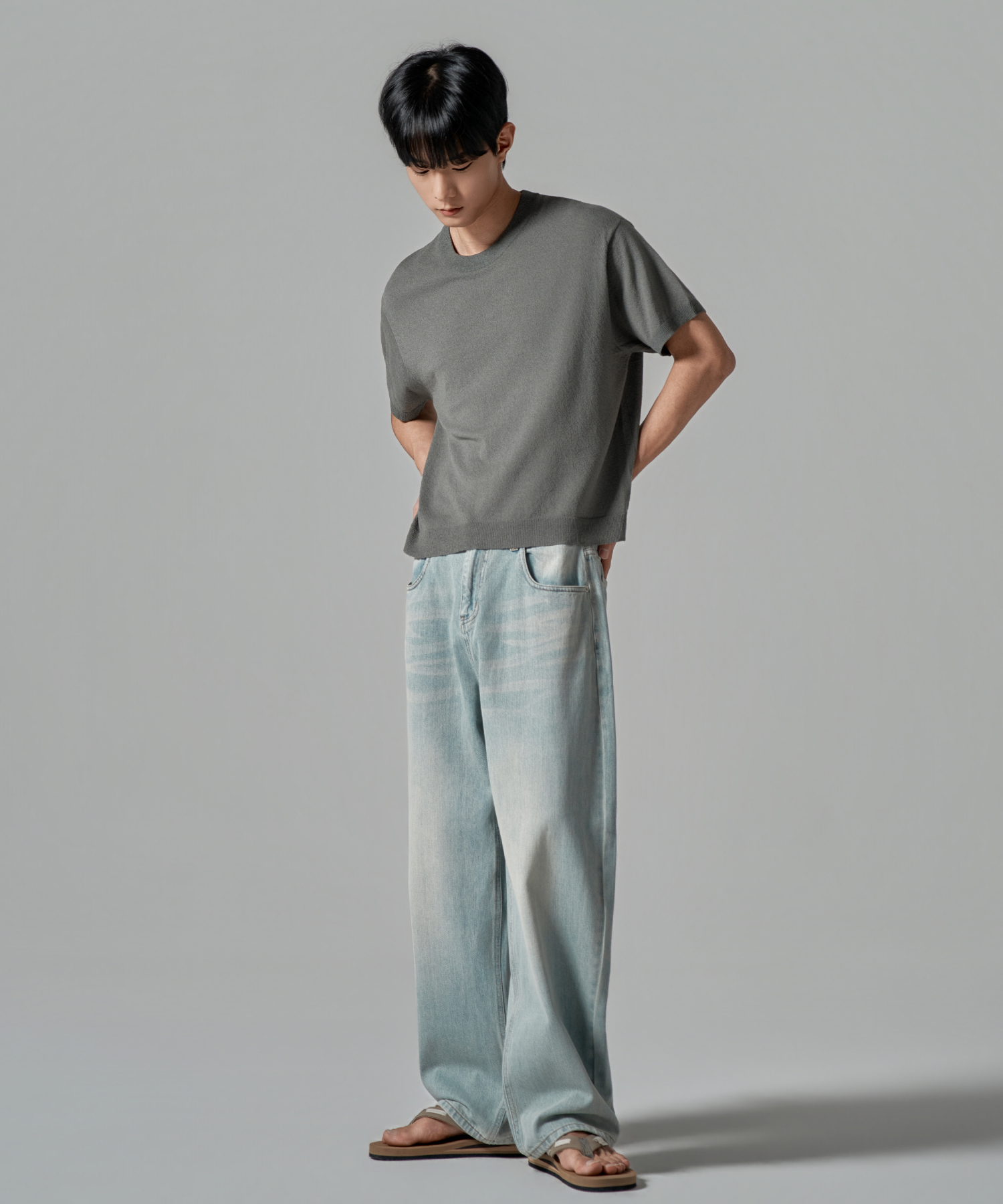 M280 LINEN LIKE DENIM PANTS(3colors)