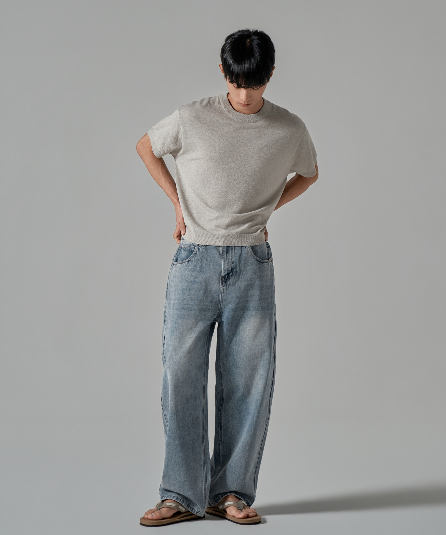 M279 CURVED WIDE DENIM PANTS_LIGHT BLUE