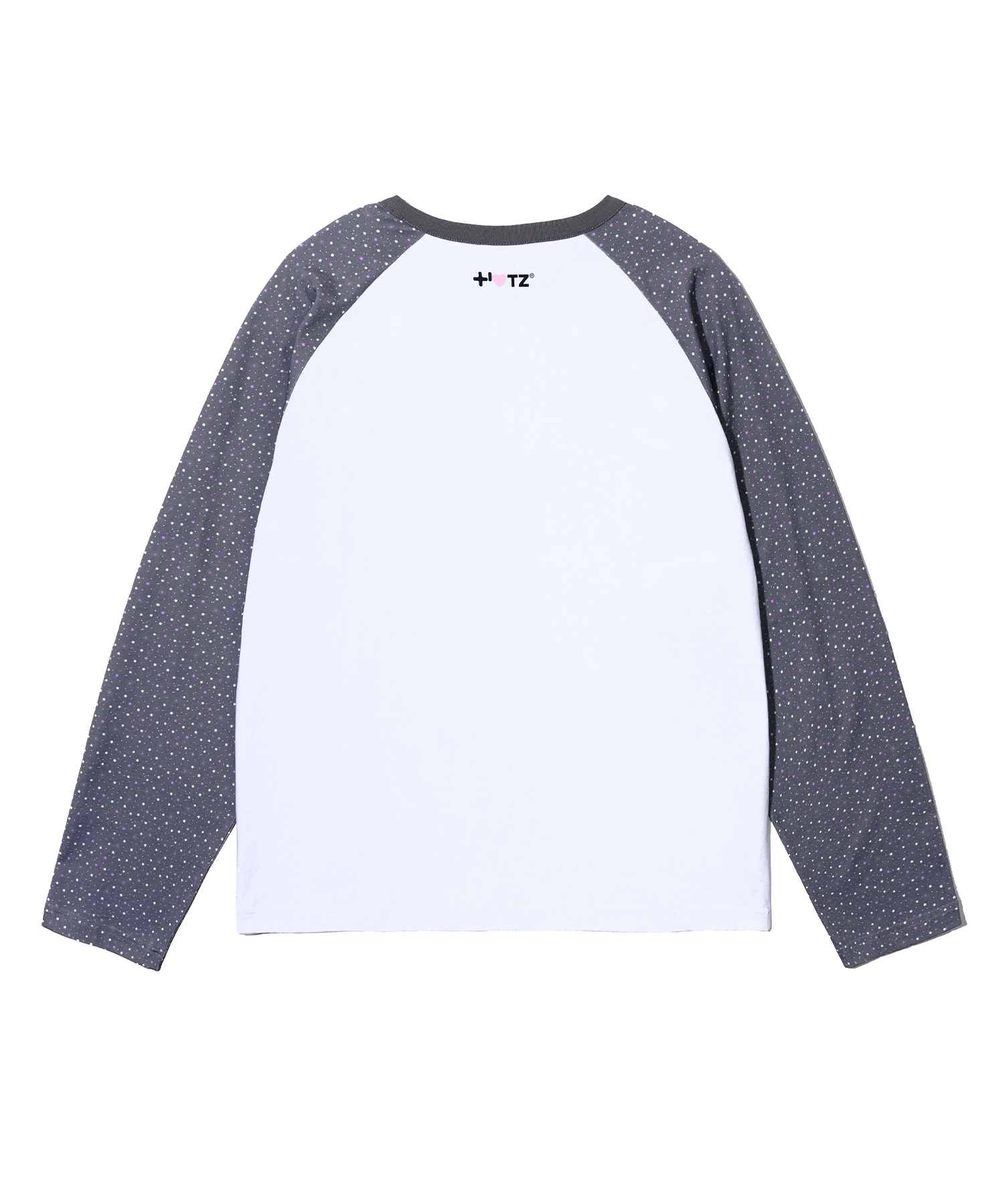[YOUHEEXOTZ] STAR PATTERN RAGLAN LONG SLEEVE_GREY