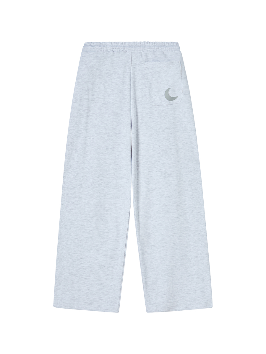 MOON SWEAT PANTS HEATHER GREY