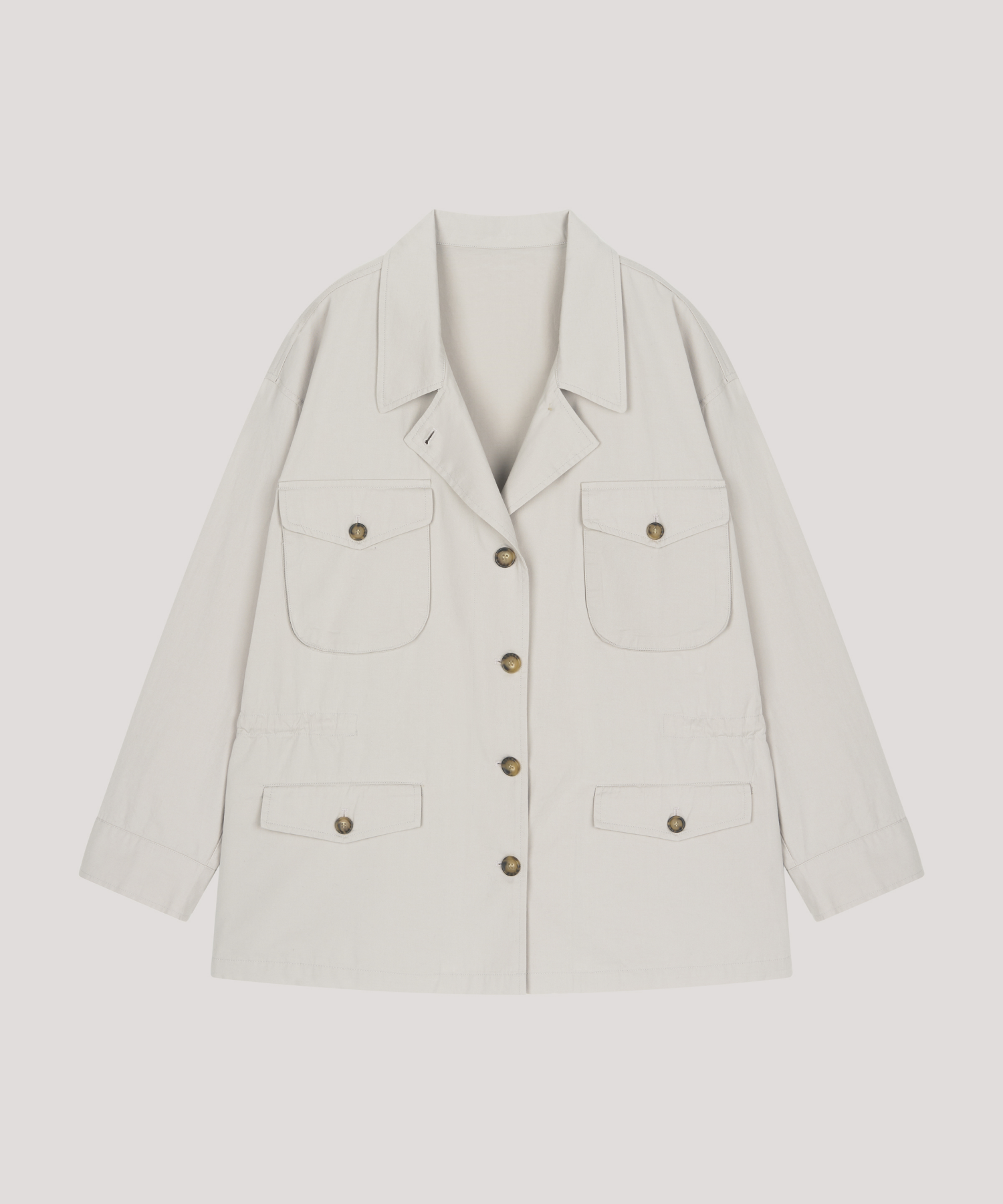 Pocket Field Jacket_light gray