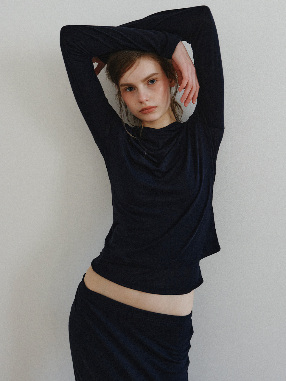 Bay Tencel майка + худи SET