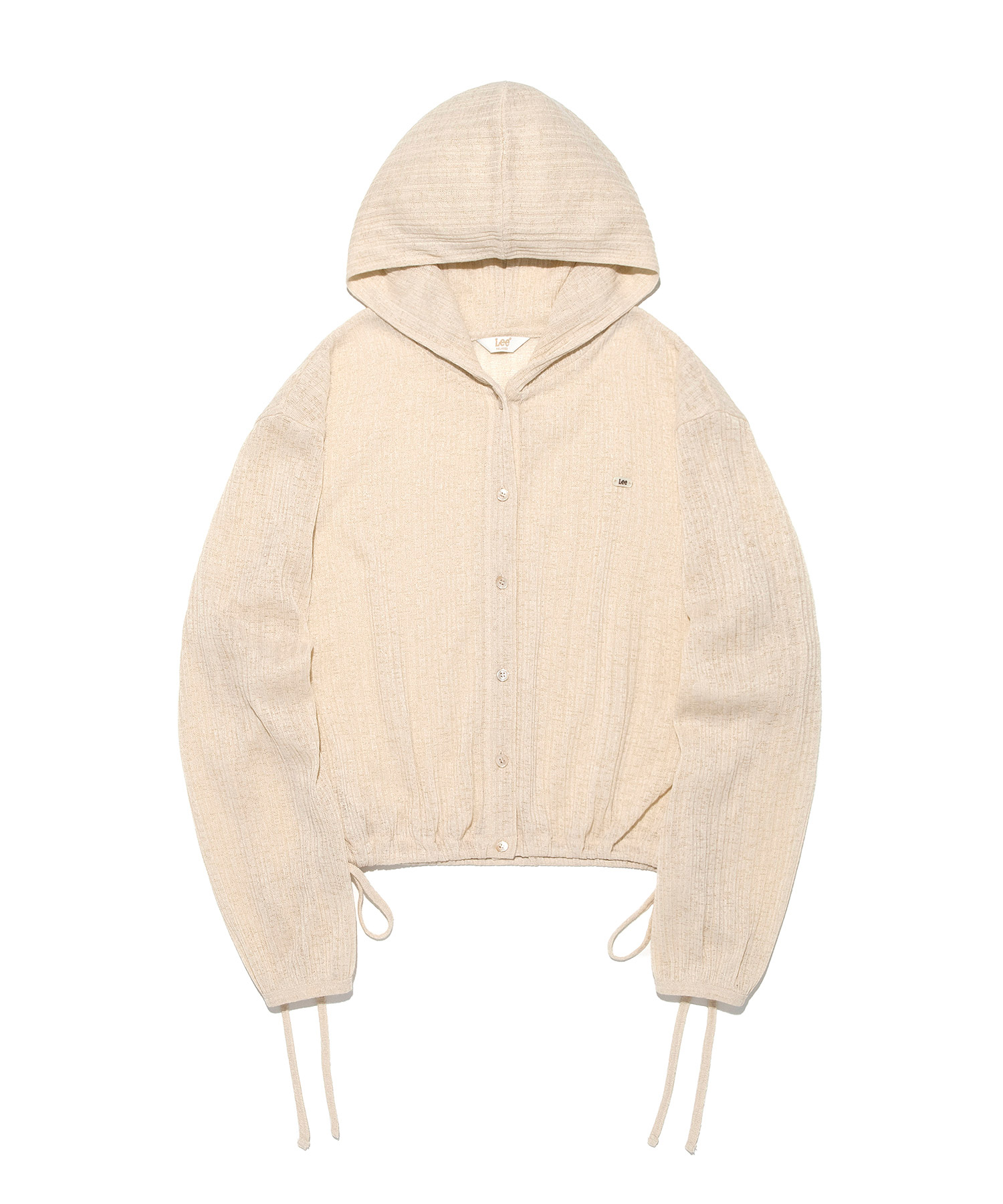 Женская худи-футболка с длинным рукавом Beige