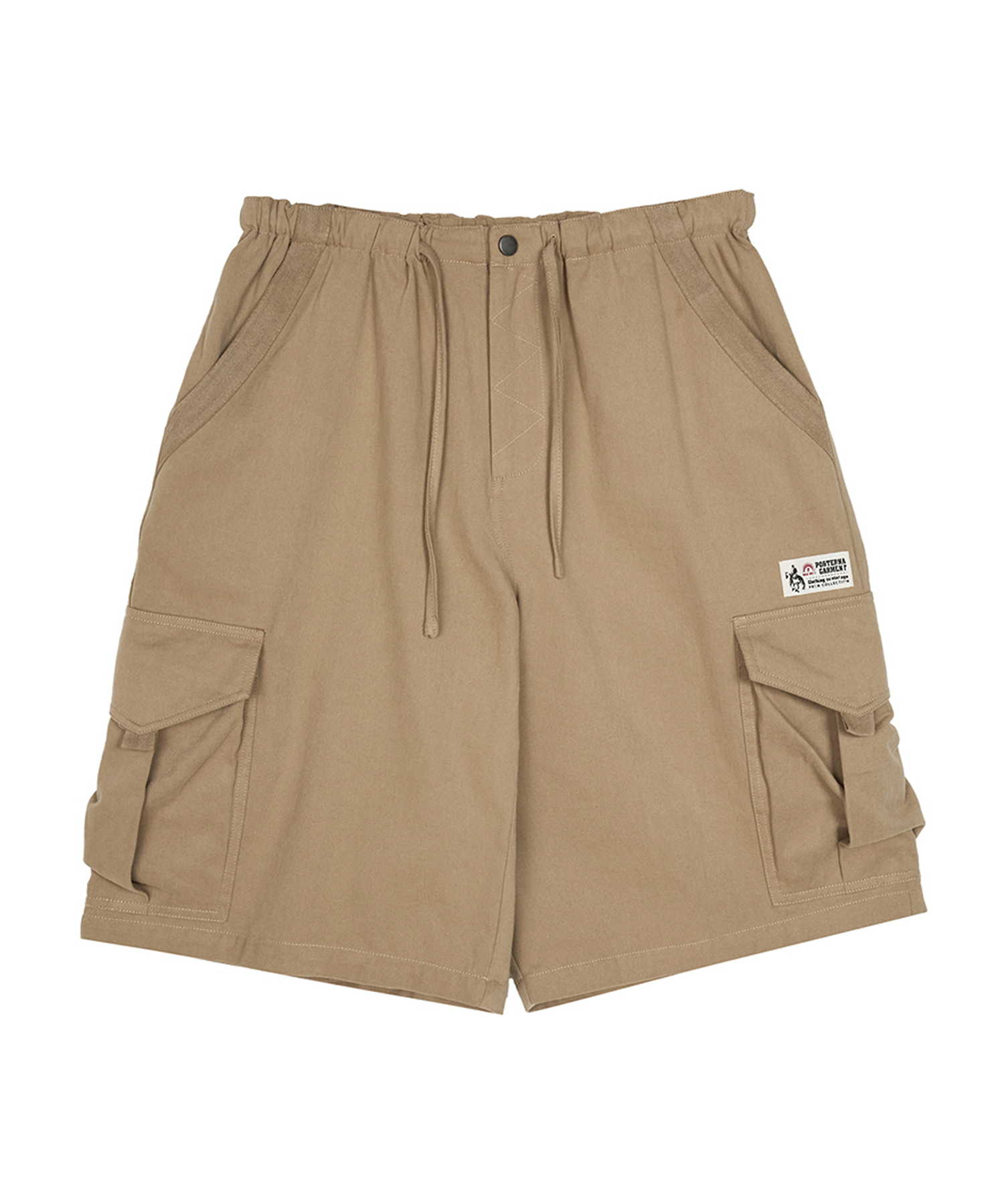 RELAXED CARGO BERMUDA SHORTS-2COLOR