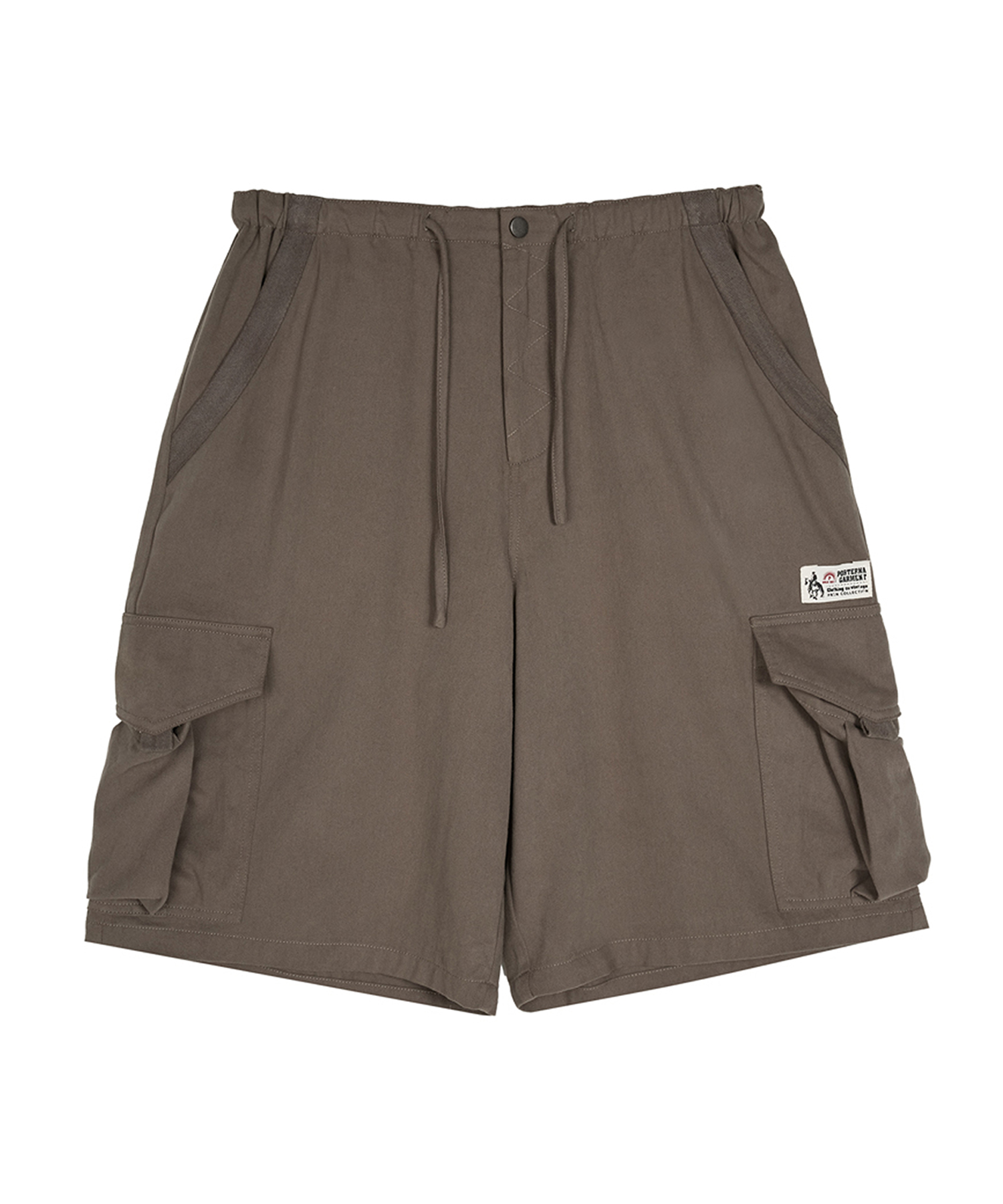 RELAXED CARGO BERMUDA SHORTS-2COLOR