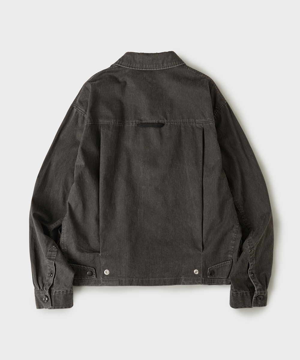 Buttoned Two-Way MK-3 Jacket[Charcoal]