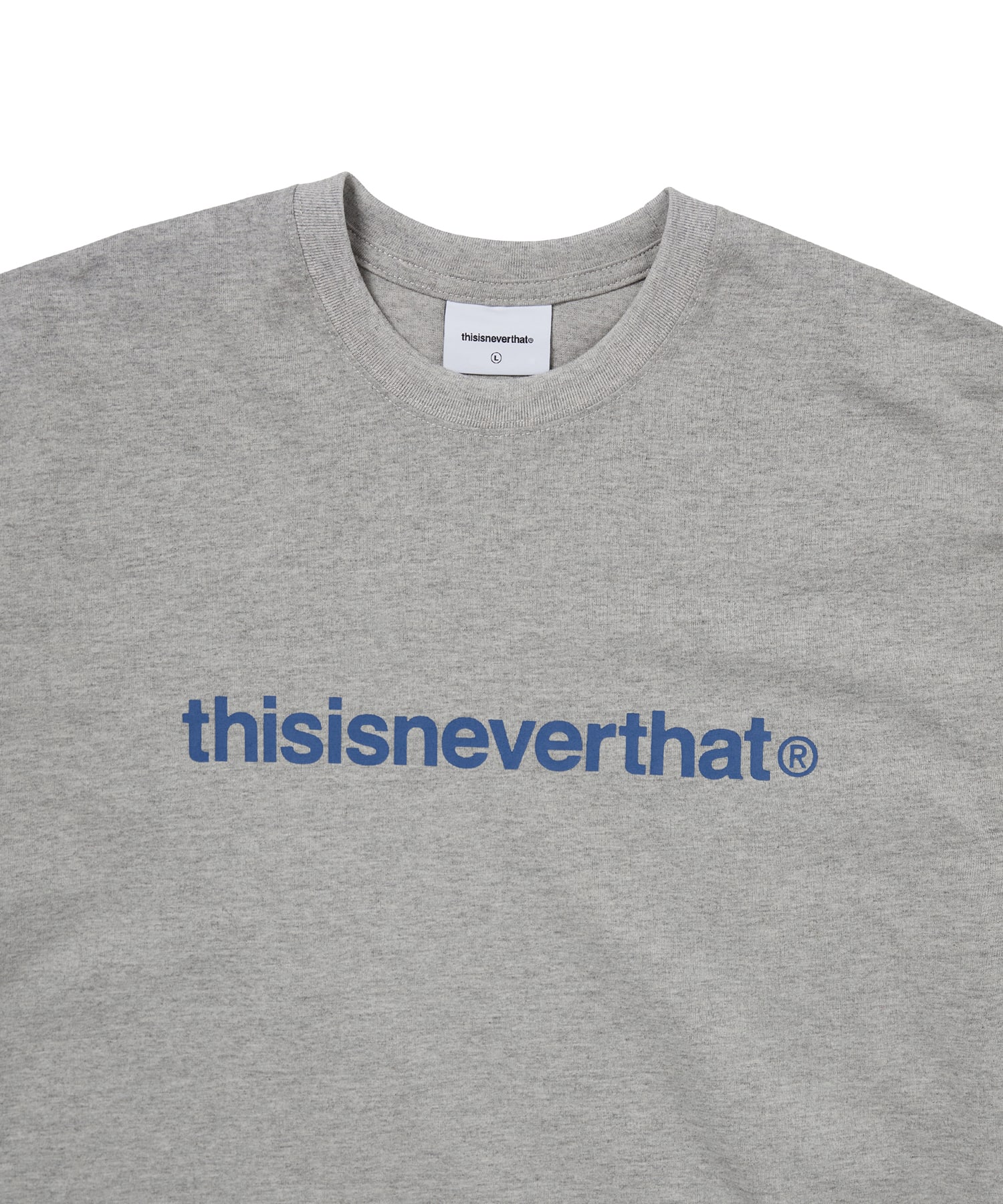 T-Logo Tee Dark Heather Grey