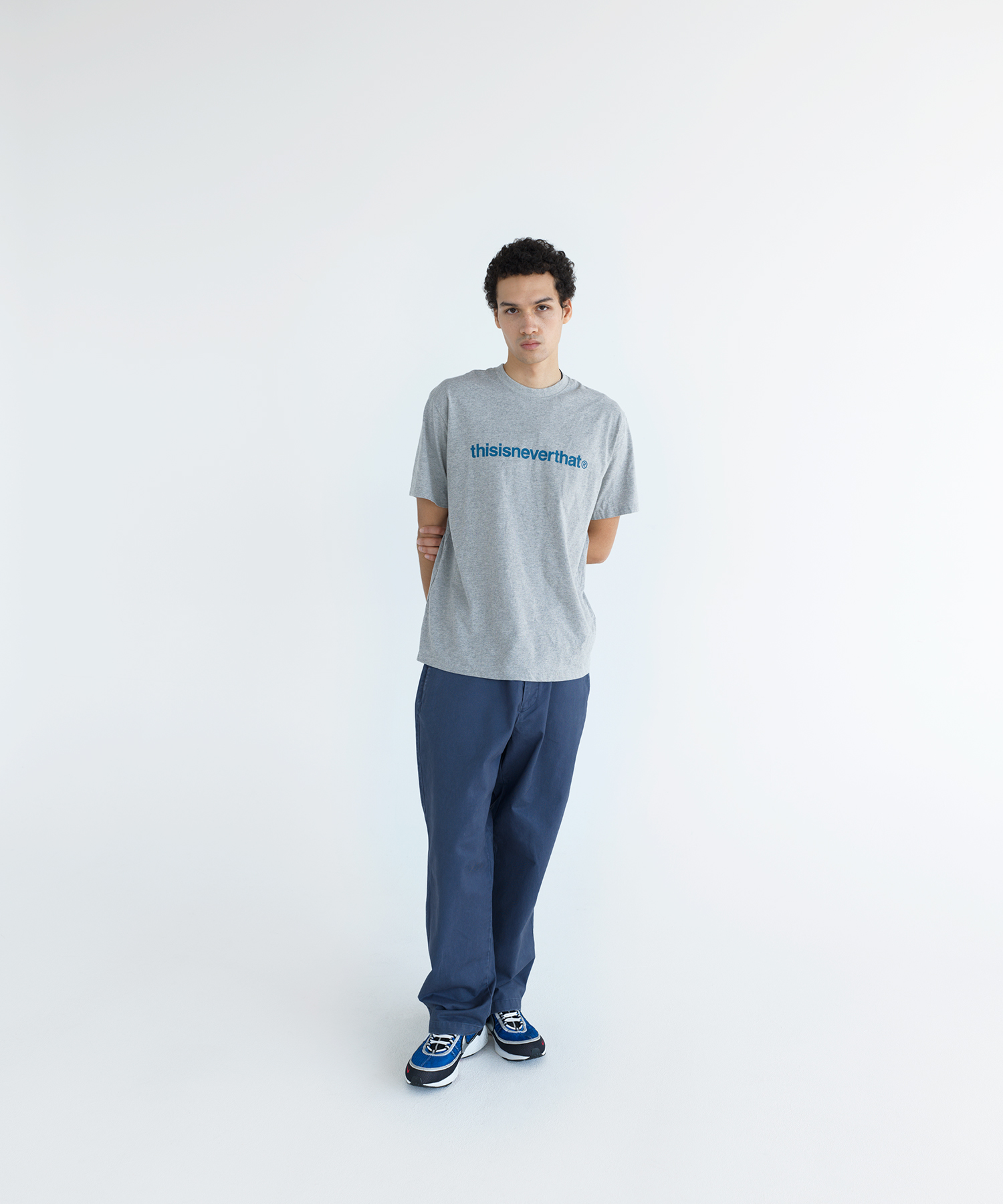 T-Logo Tee Dark Heather Grey