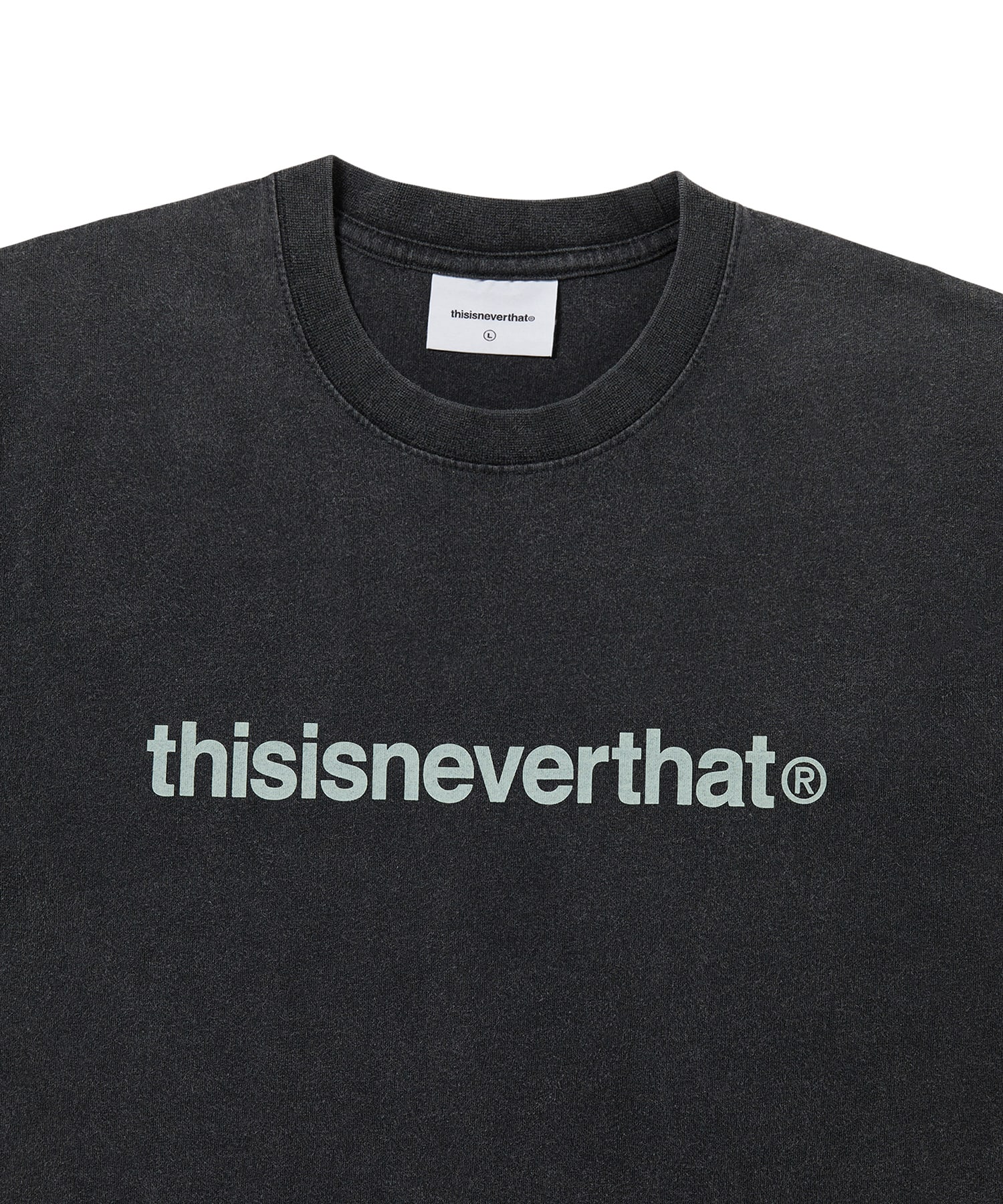 T-Logo Tee Washed Black