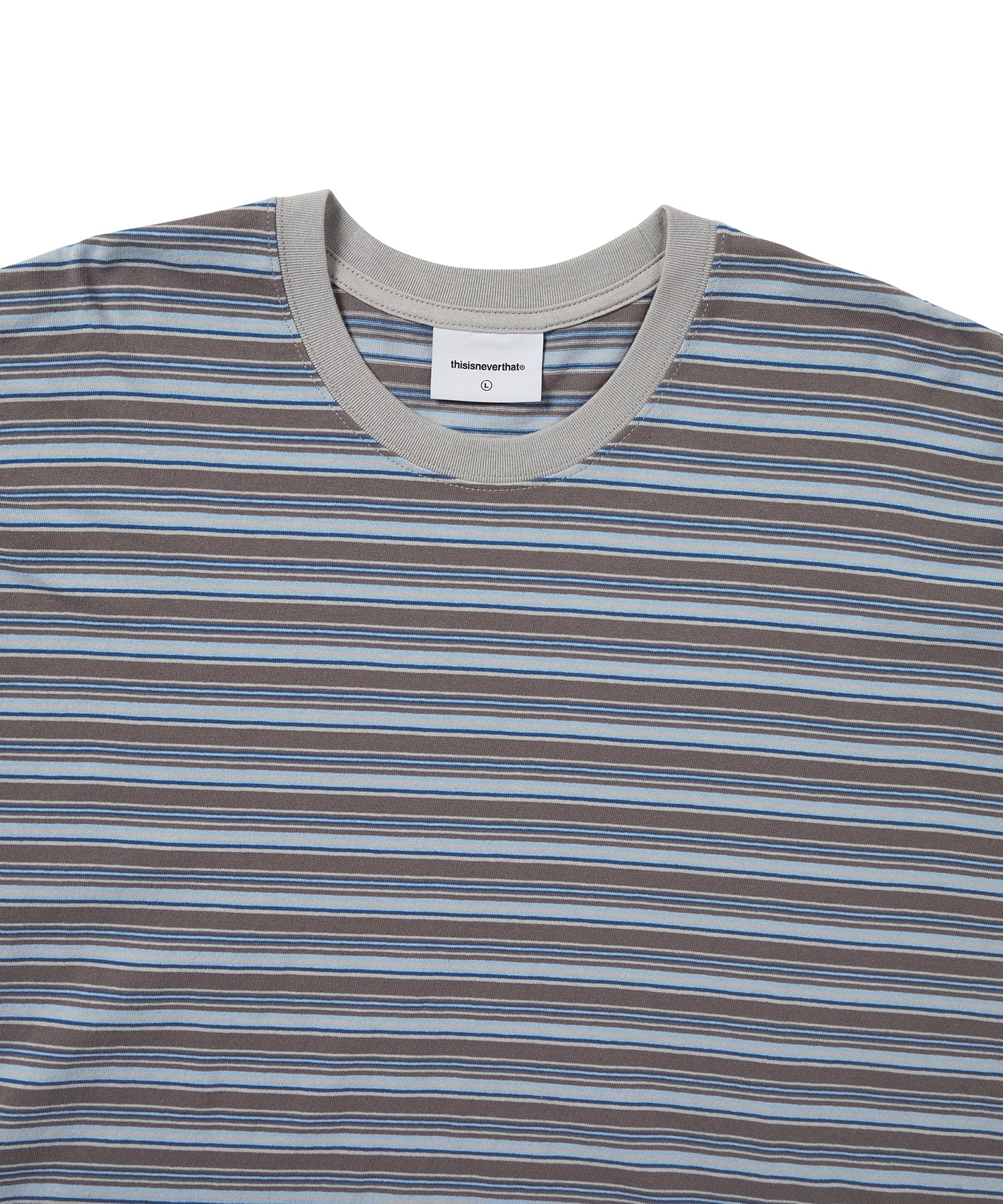 Striped L/S Tee Brown