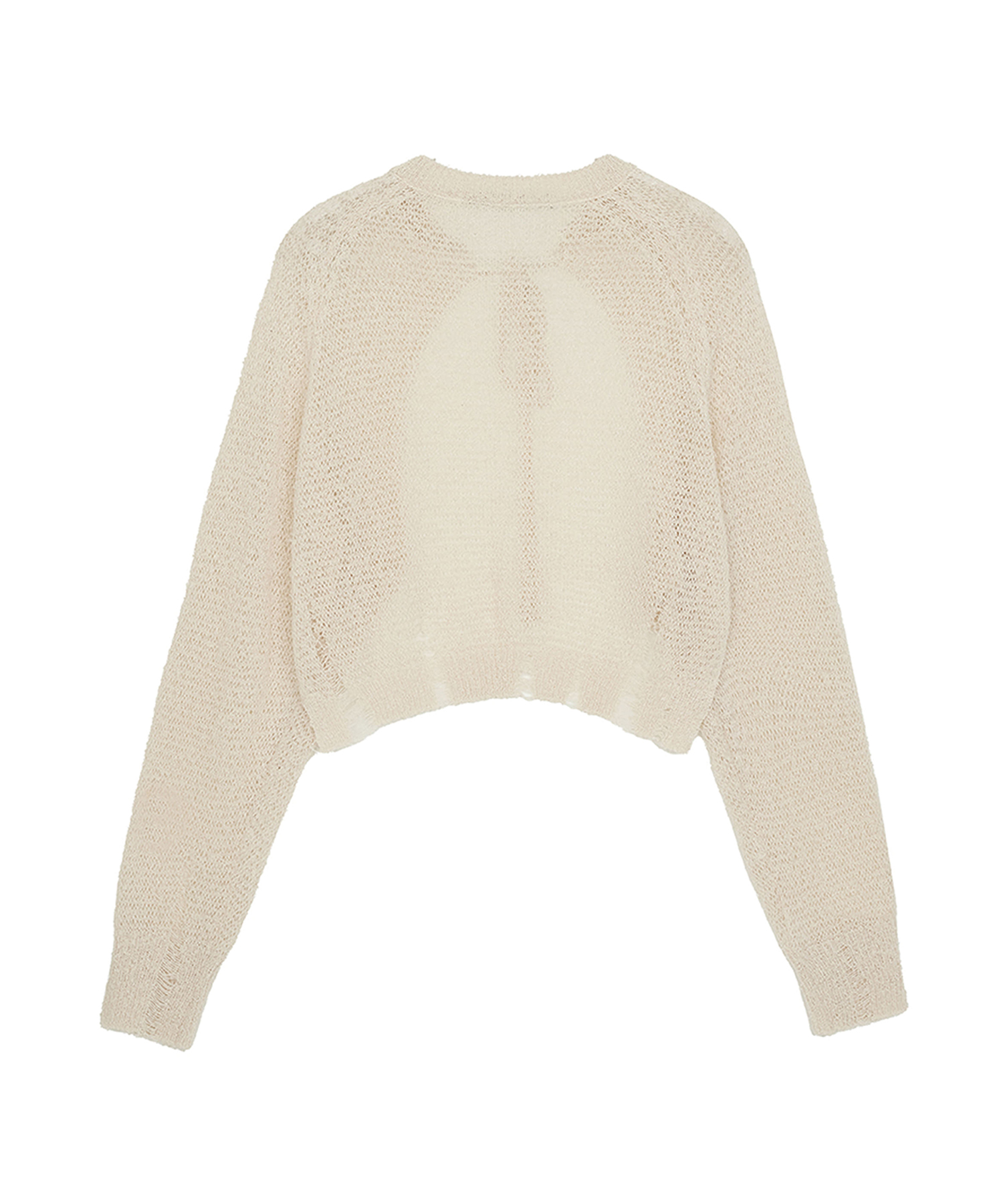 DISTRESSED BOLERO CARDIGAN-3COLOR