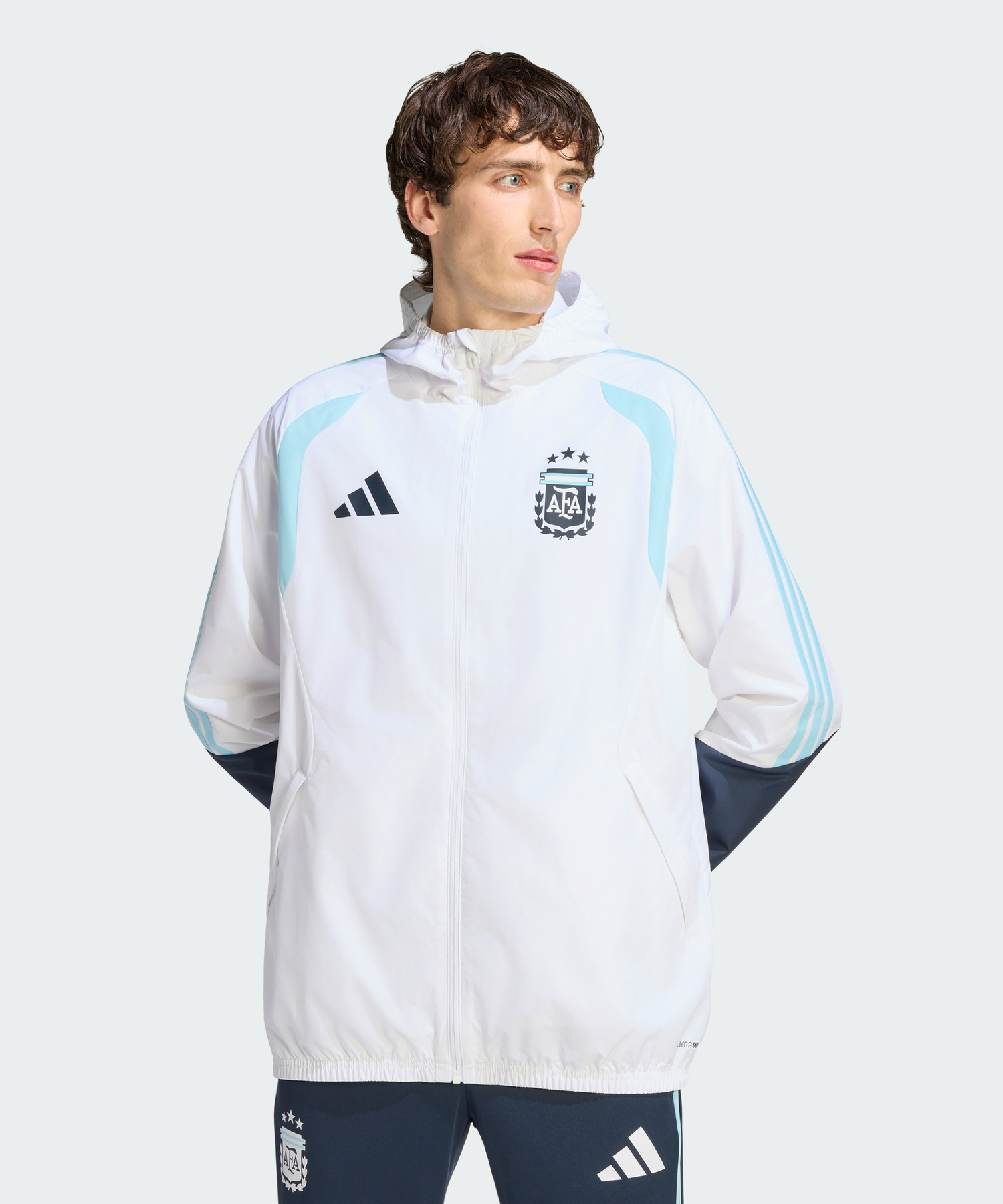 Куртка Аргентина 26 Tiro All-Weather - White / JY7016