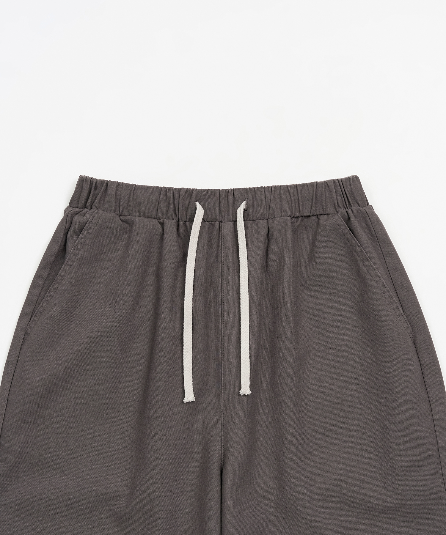 W LINEN EASY PANTS (GREY)