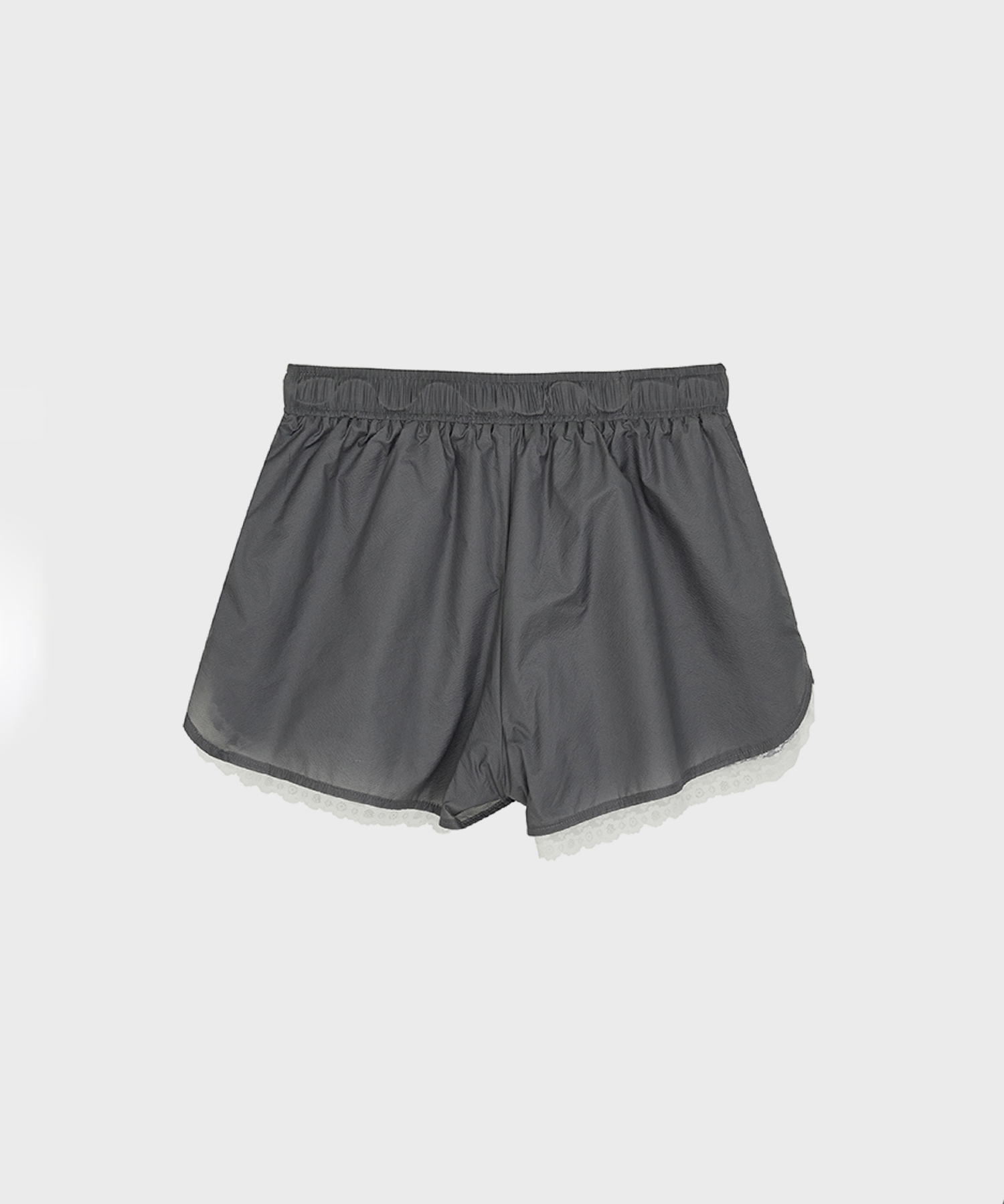 SHEER LACE BANDING SHORTS-3COLOR
