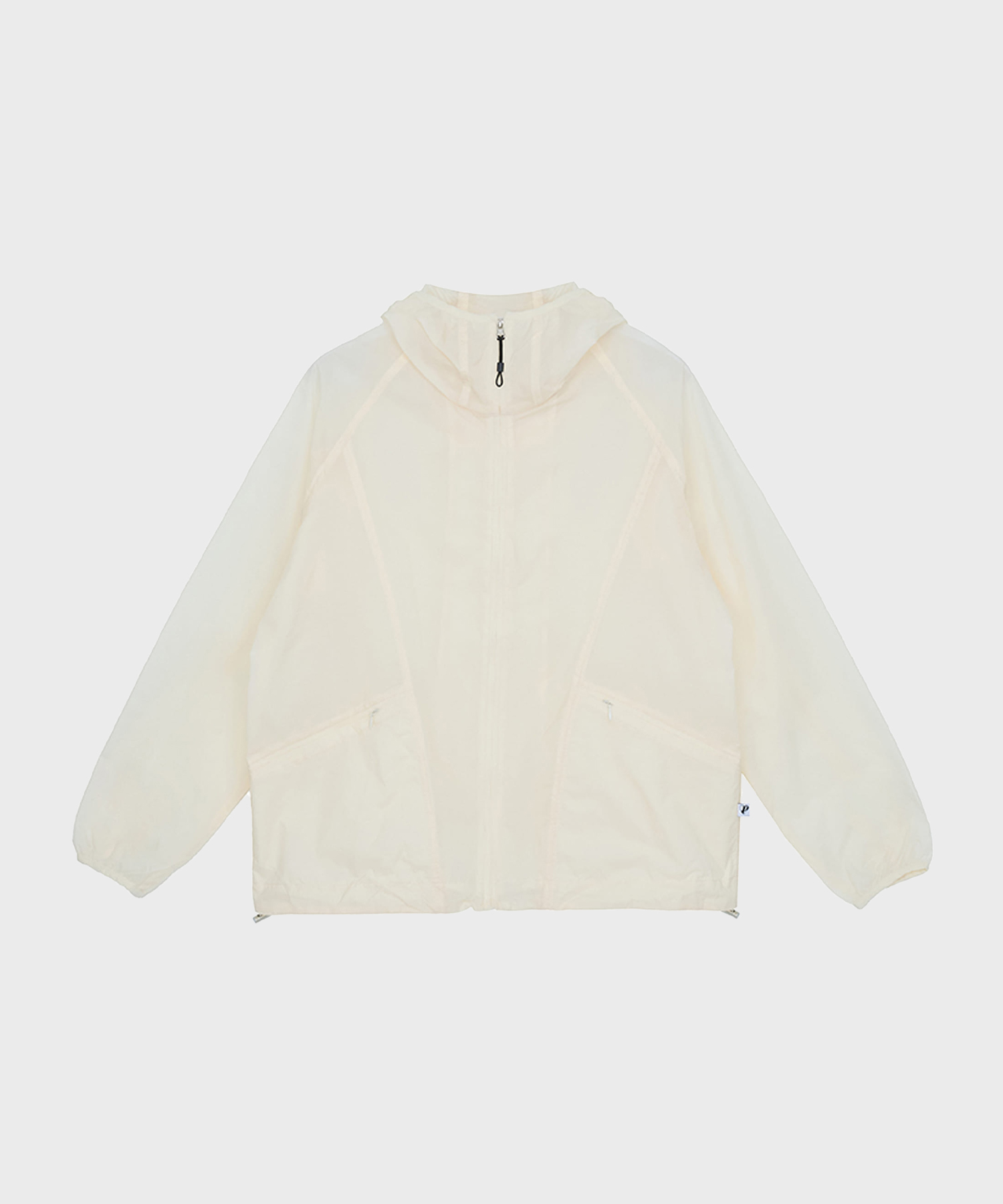 SHEER HOODIE WINDBREAKER JACKET-2COLOR