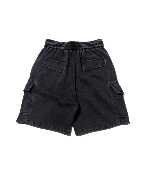 Pigment Cargo Bermuda Banding Pants Black thumbnail 9