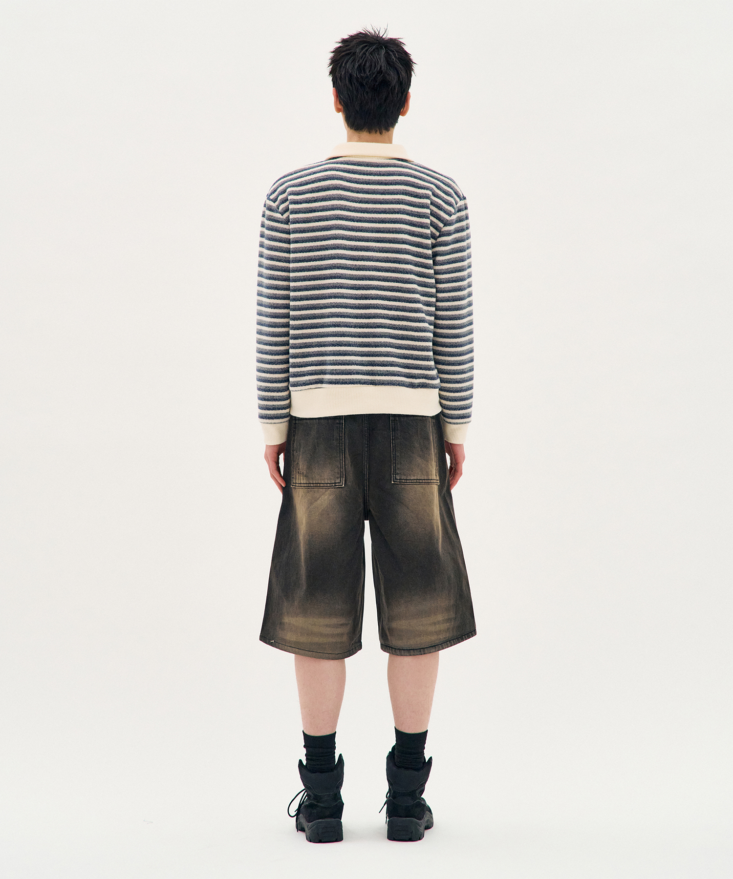 Multi-Stripe PK Knit - Cream