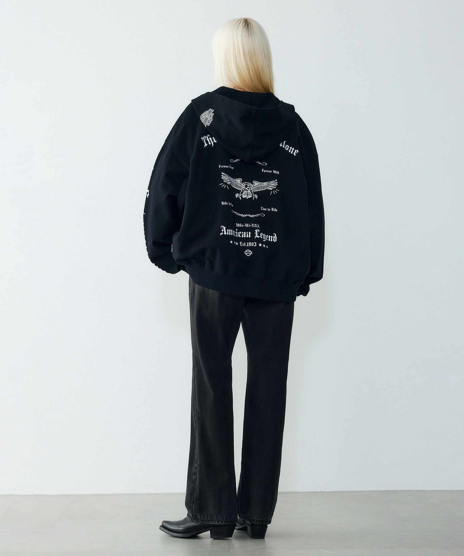 [BV] Худи на молнии OL Signature Black_HH16109002