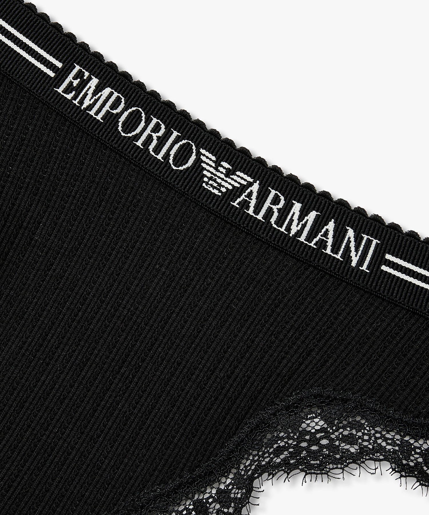 [EMPORIO ARMANI UNDERWEAR] Женские трусики бразилиана, Black 0826111535