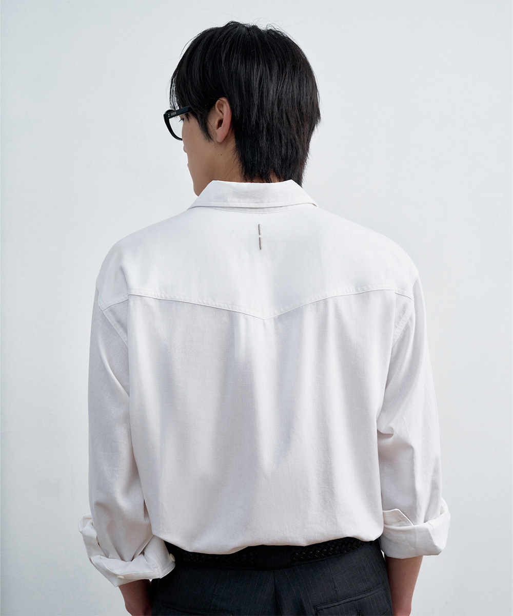 Linen Work Shirt (белый)