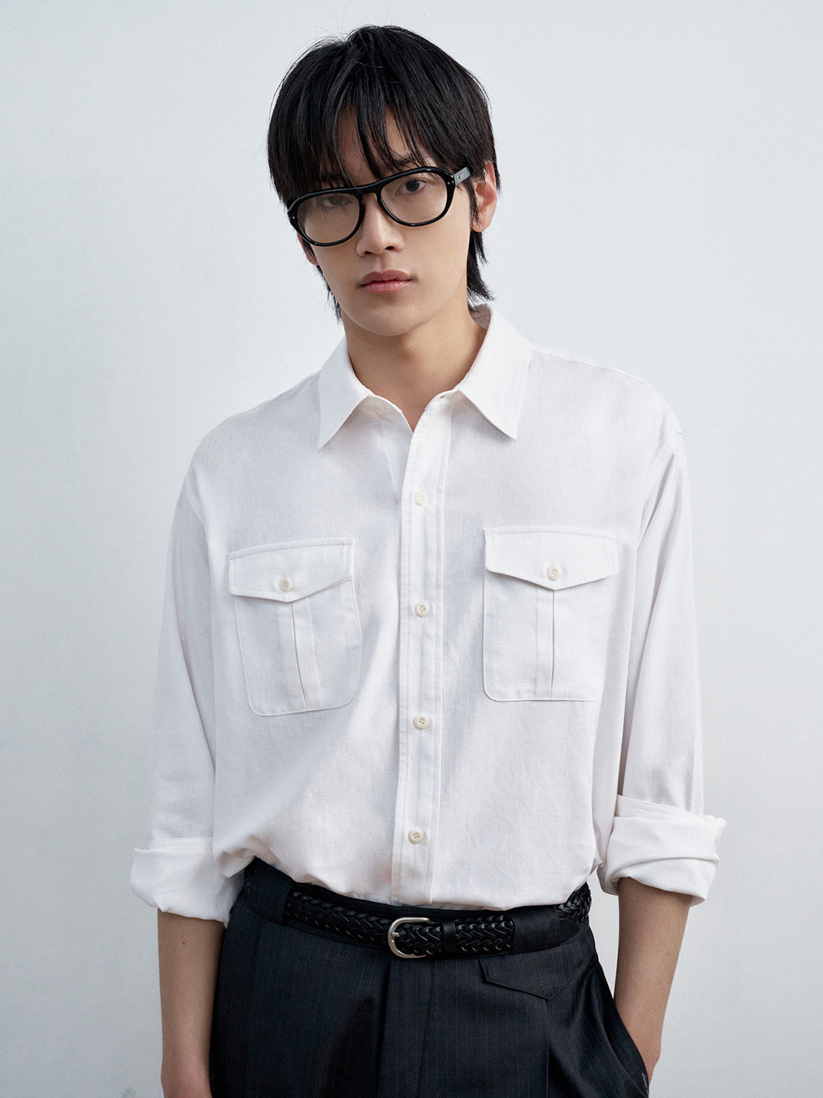 Linen Work Shirt (белый)