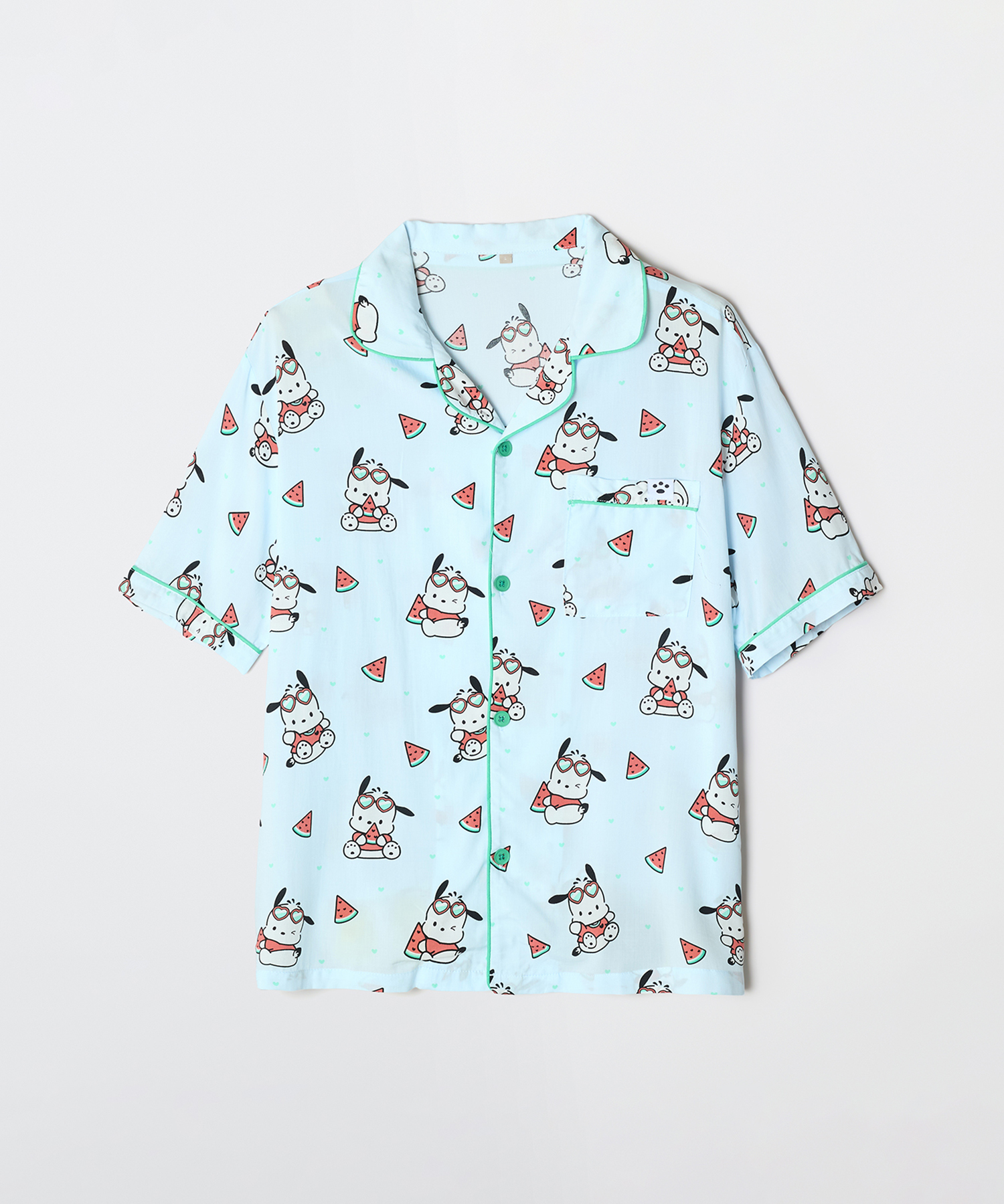Пижама с коротким рукавом (LIGHT BLUE)_SPPPG25U01