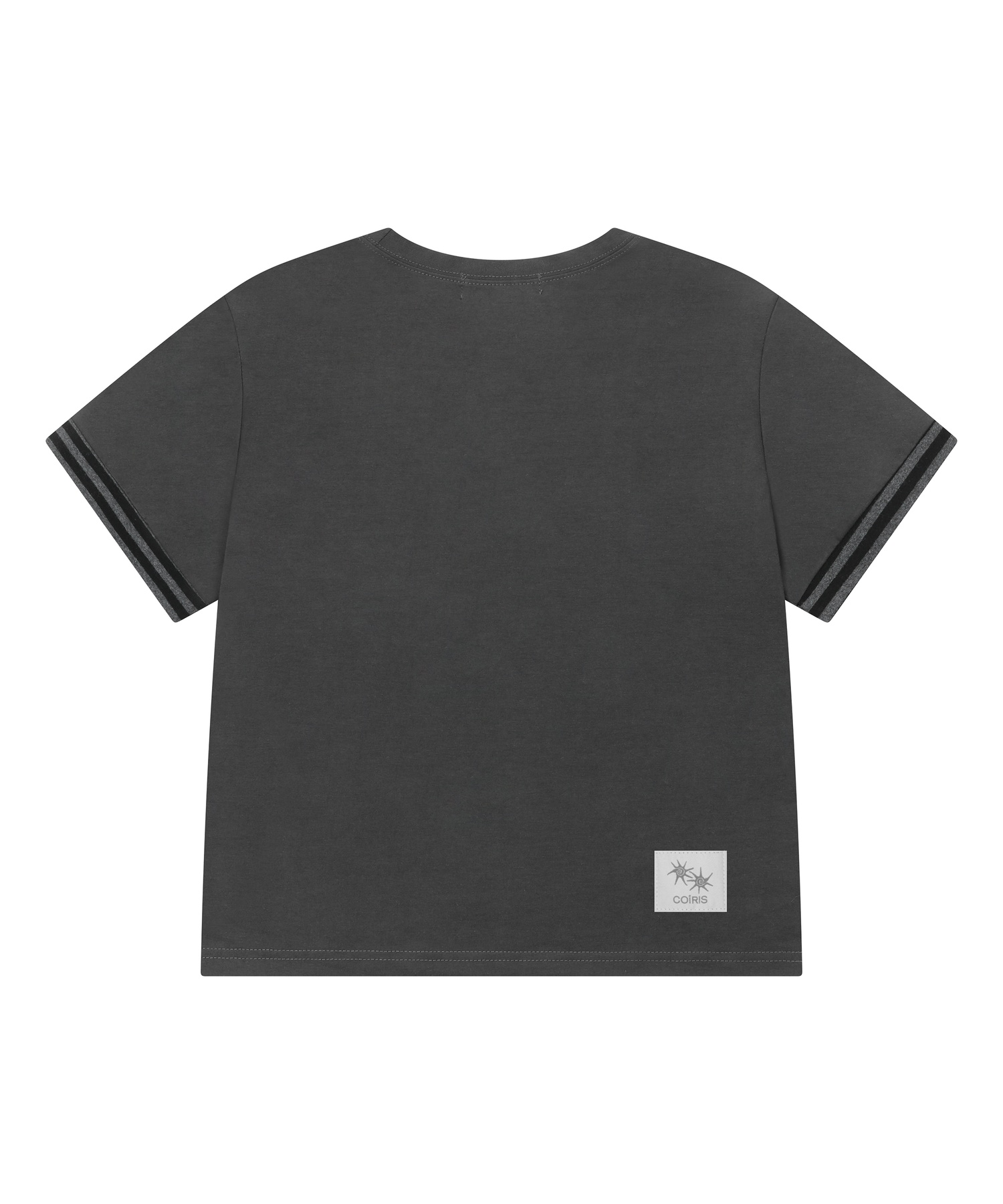 CILLIN STRIPE EYELET POINT HALF T (2COLOR)