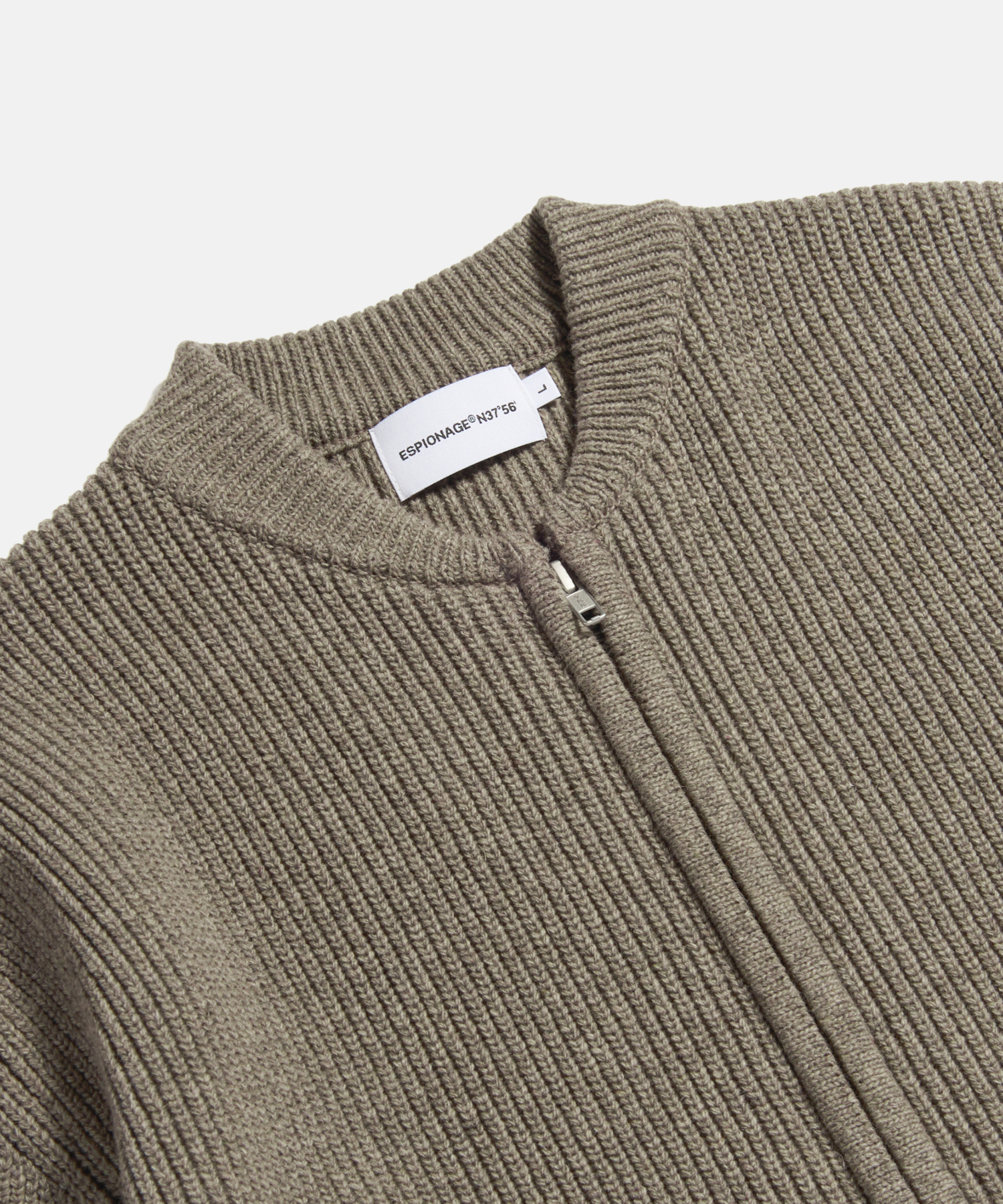 Miller Heavyweight Zip Knit Jacket Dust