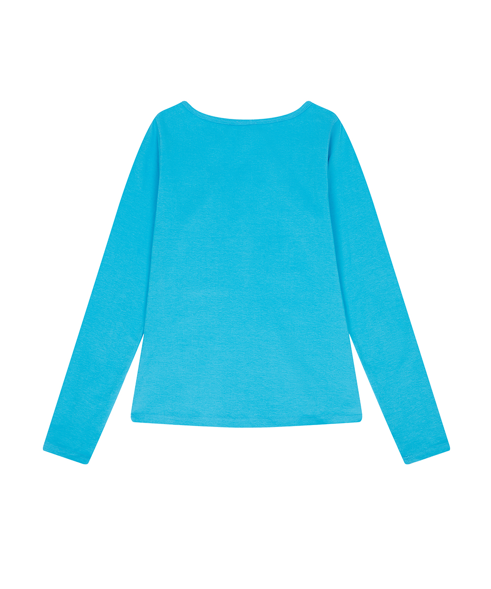 EL HORSE SLIM FIT TEE(BLUE)