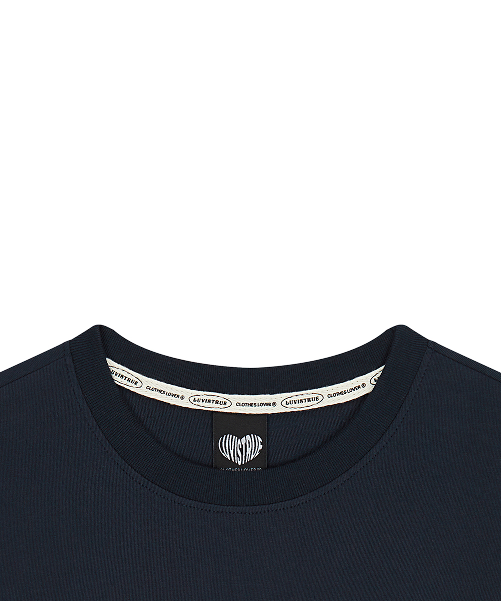 EL LUVISTRUE LOGO TEE(NAVY)