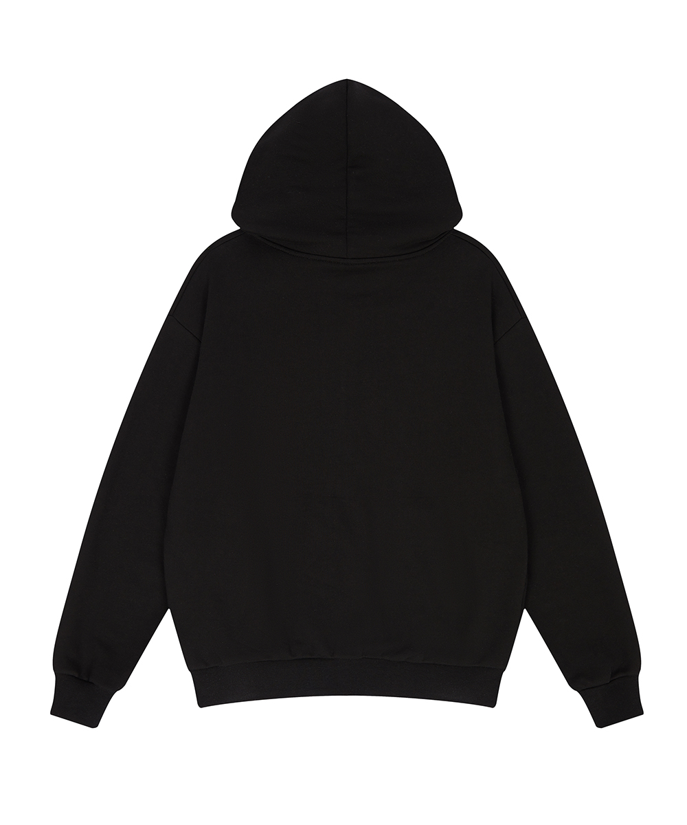EL UNICORN HOOD ZIP UP(BLACK)