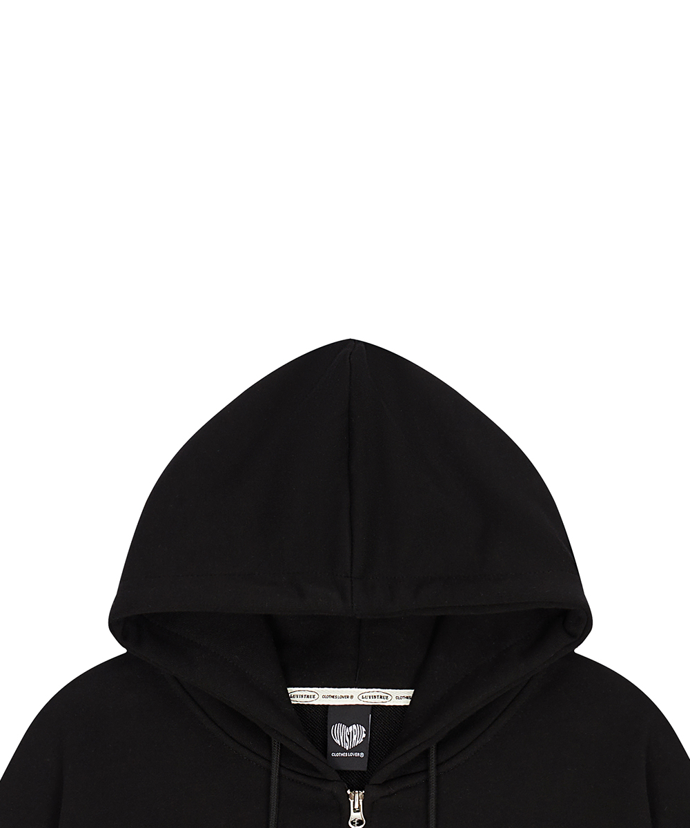 EL UNICORN HOOD ZIP UP(BLACK)