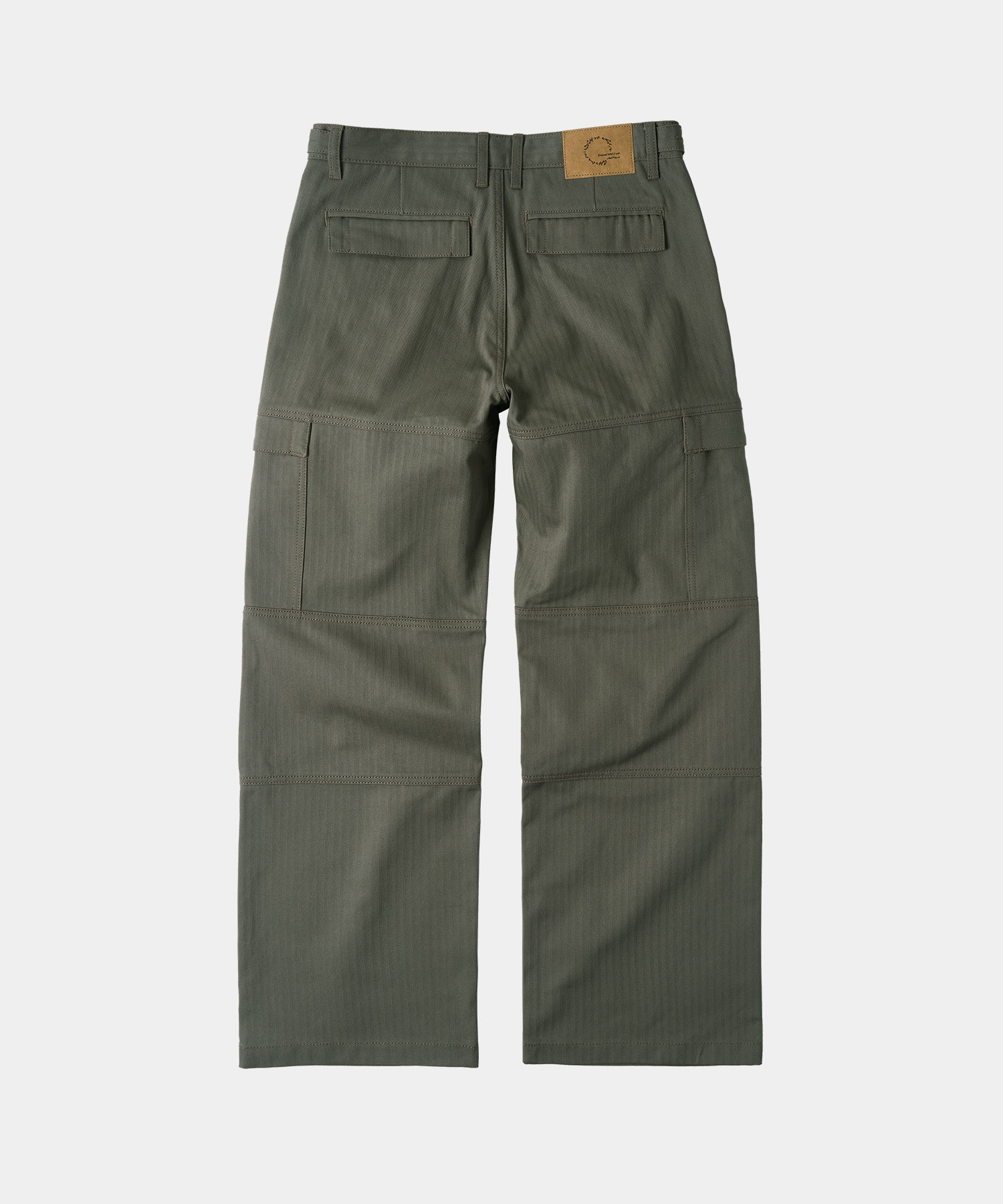 Брюки карго 4 Panel из твила елочкой (Khaki)