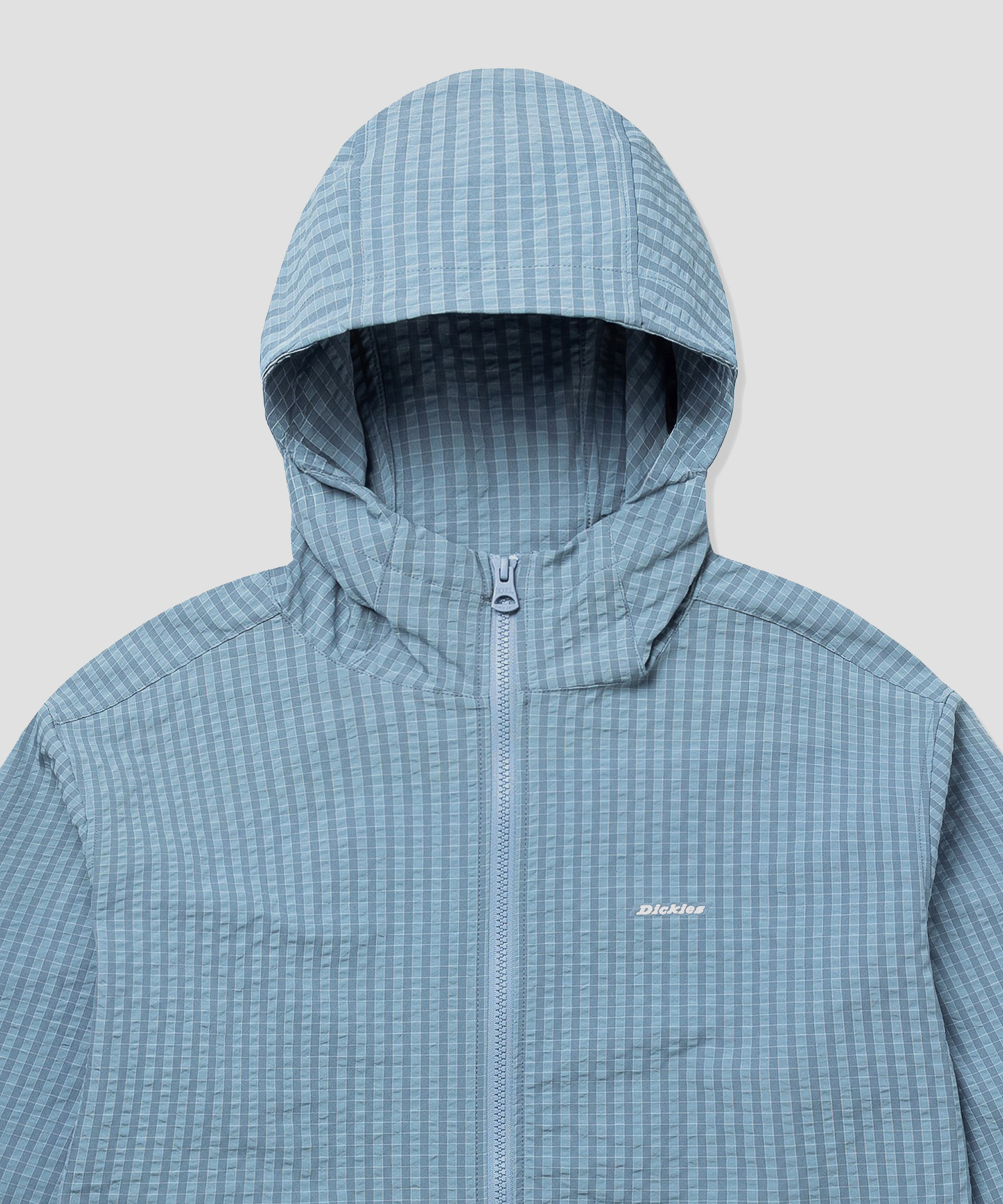 Легкая ветровка в клетку Sky Blue