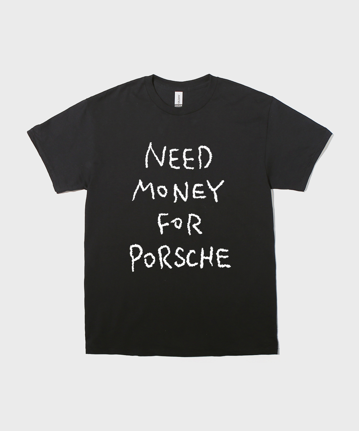 Gildan X Винтаж Collection NEED MONEYFOR PORSCHE T-Рубашка