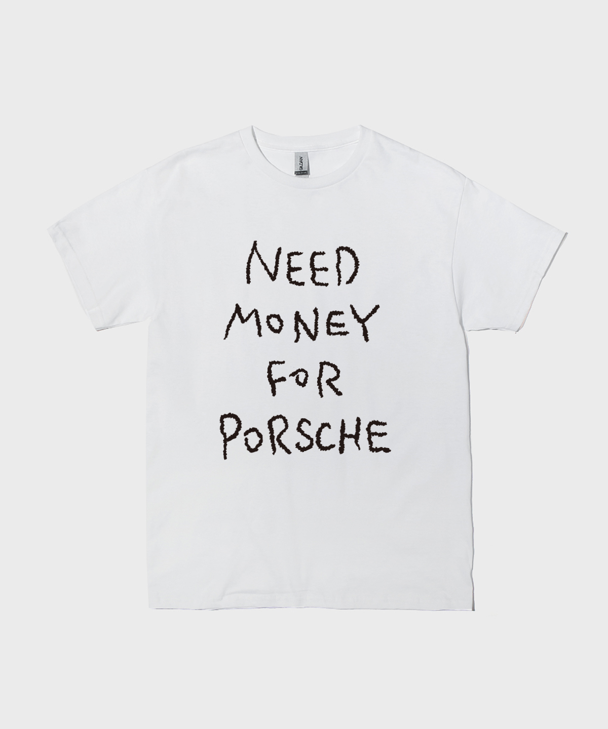 Gildan X Винтаж Collection NEED MONEYFOR PORSCHE T-Рубашка