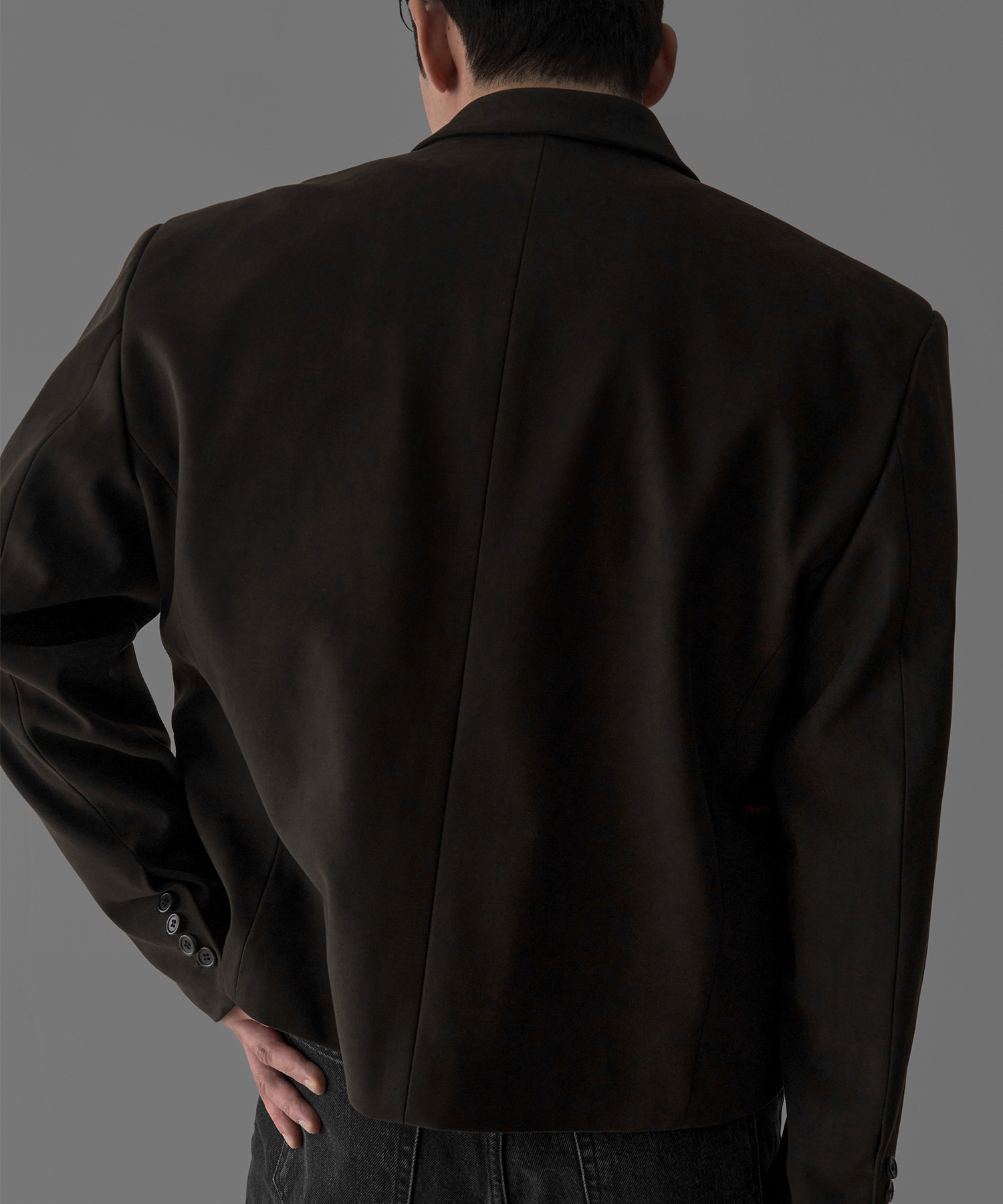 Suede Crop Blazer [Коричневые]