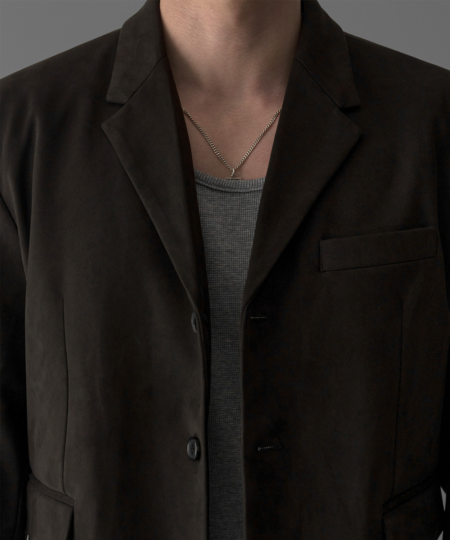 Suede Crop Blazer [Коричневые]