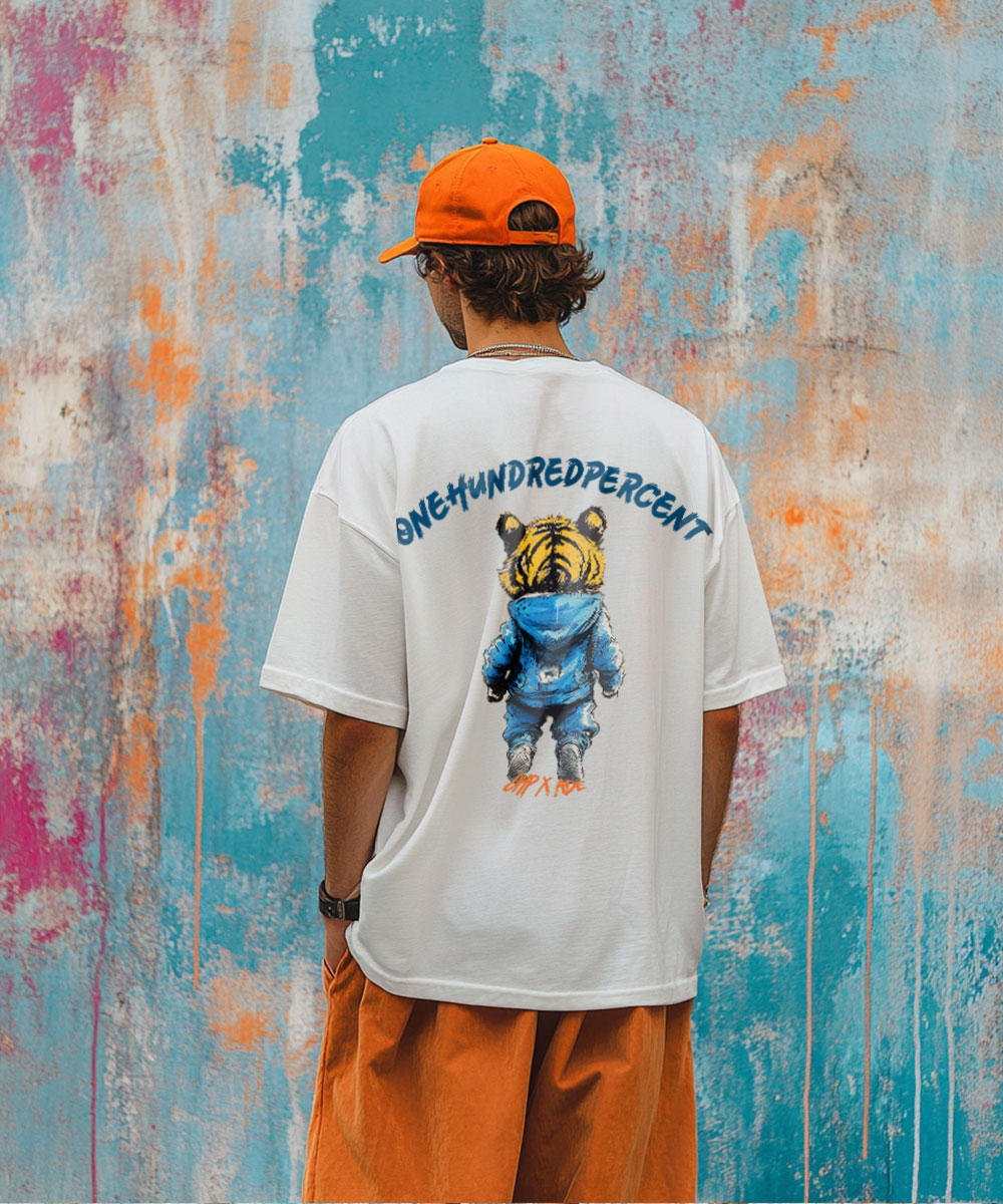 Футболка OHPxAIDAEVE Super Saiyan Tiger Semi-Over Fit