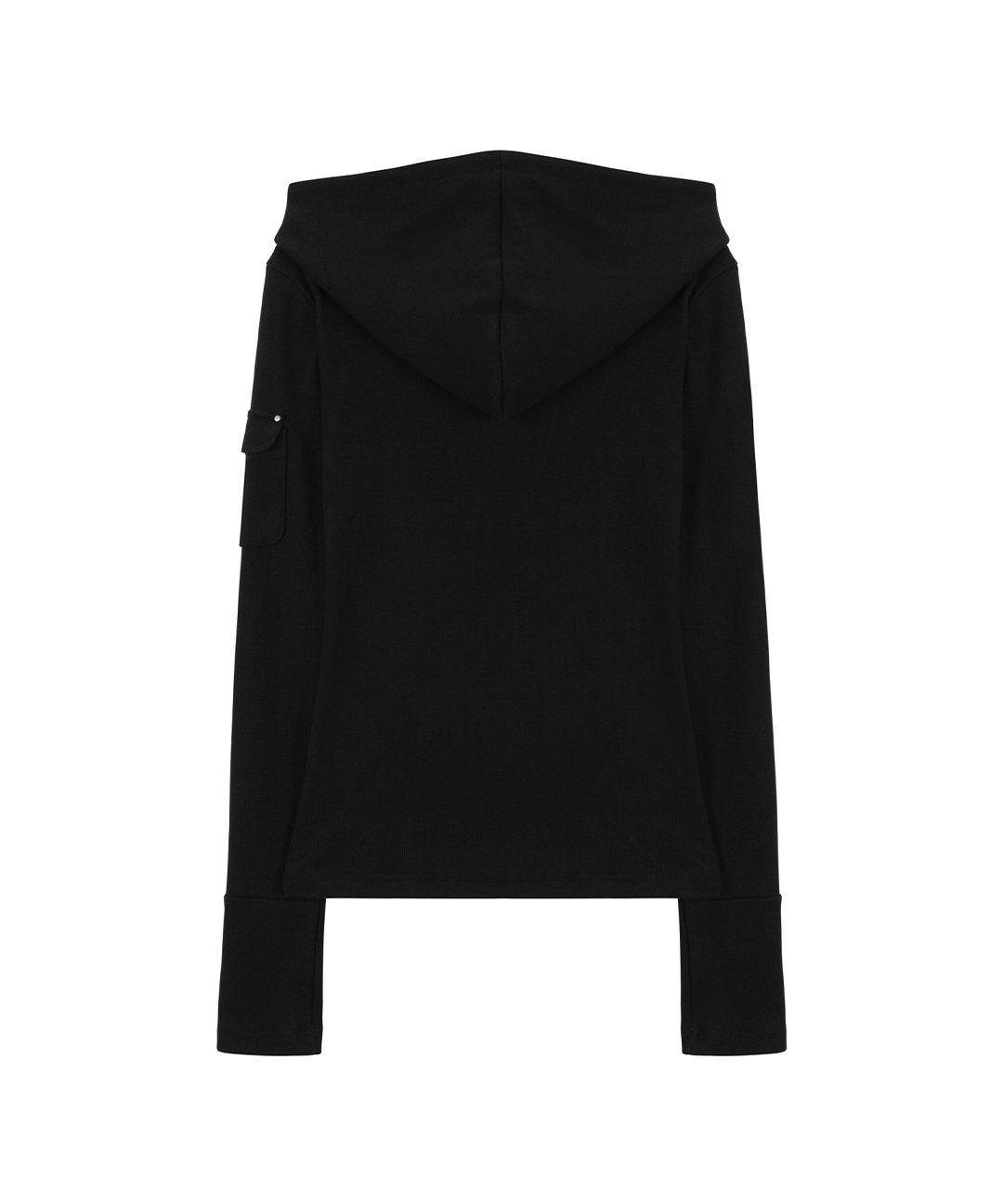 Half-Zip Худи / Чёрные