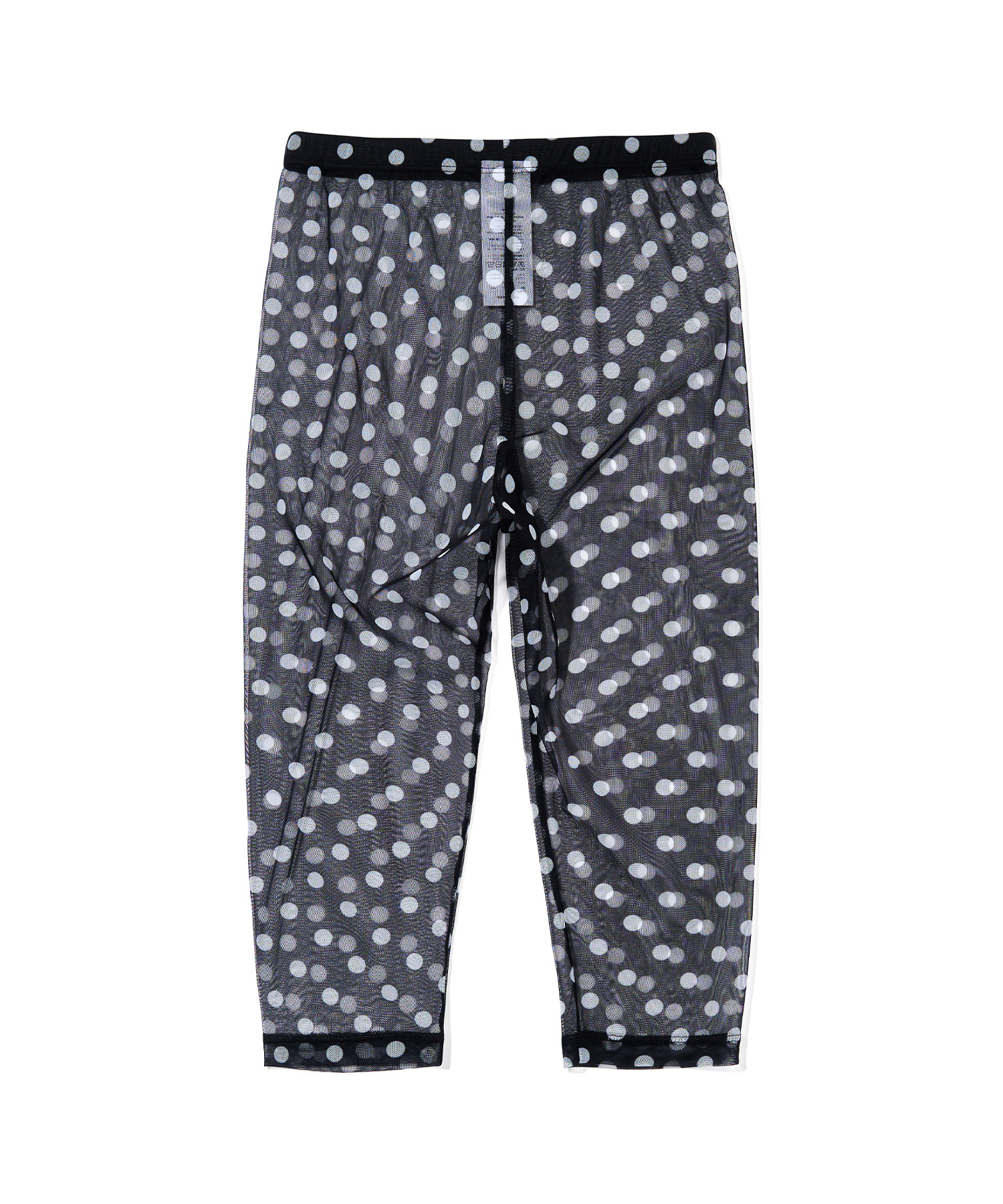 POLKA DOT LEGGINGS PANTS BLACK