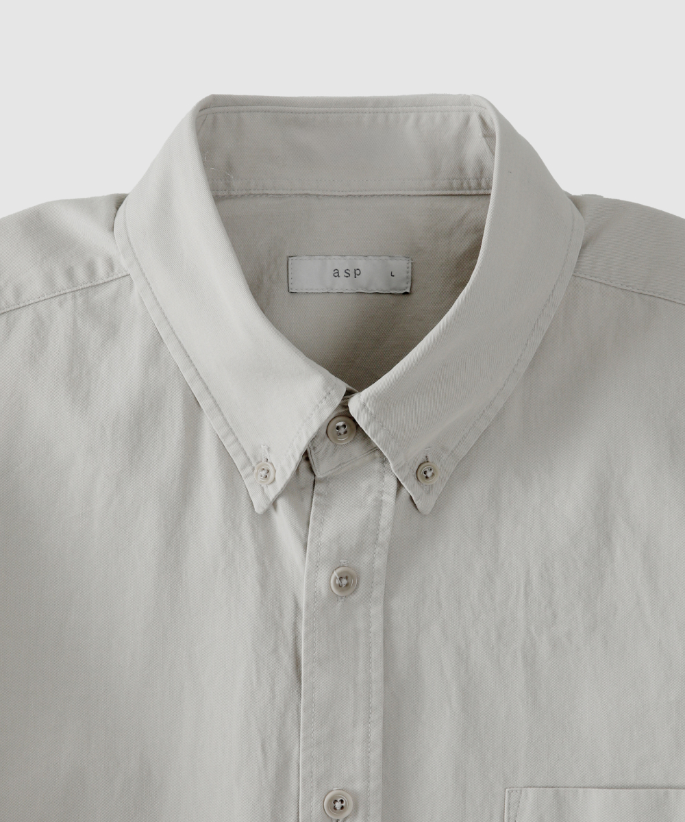 Washed Button-Down Shirt – Light