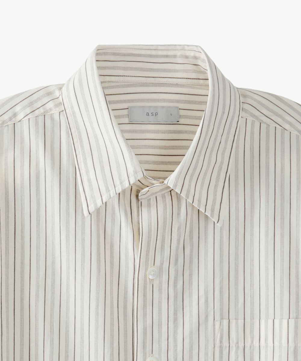 Pinstripe Shirt – Cream