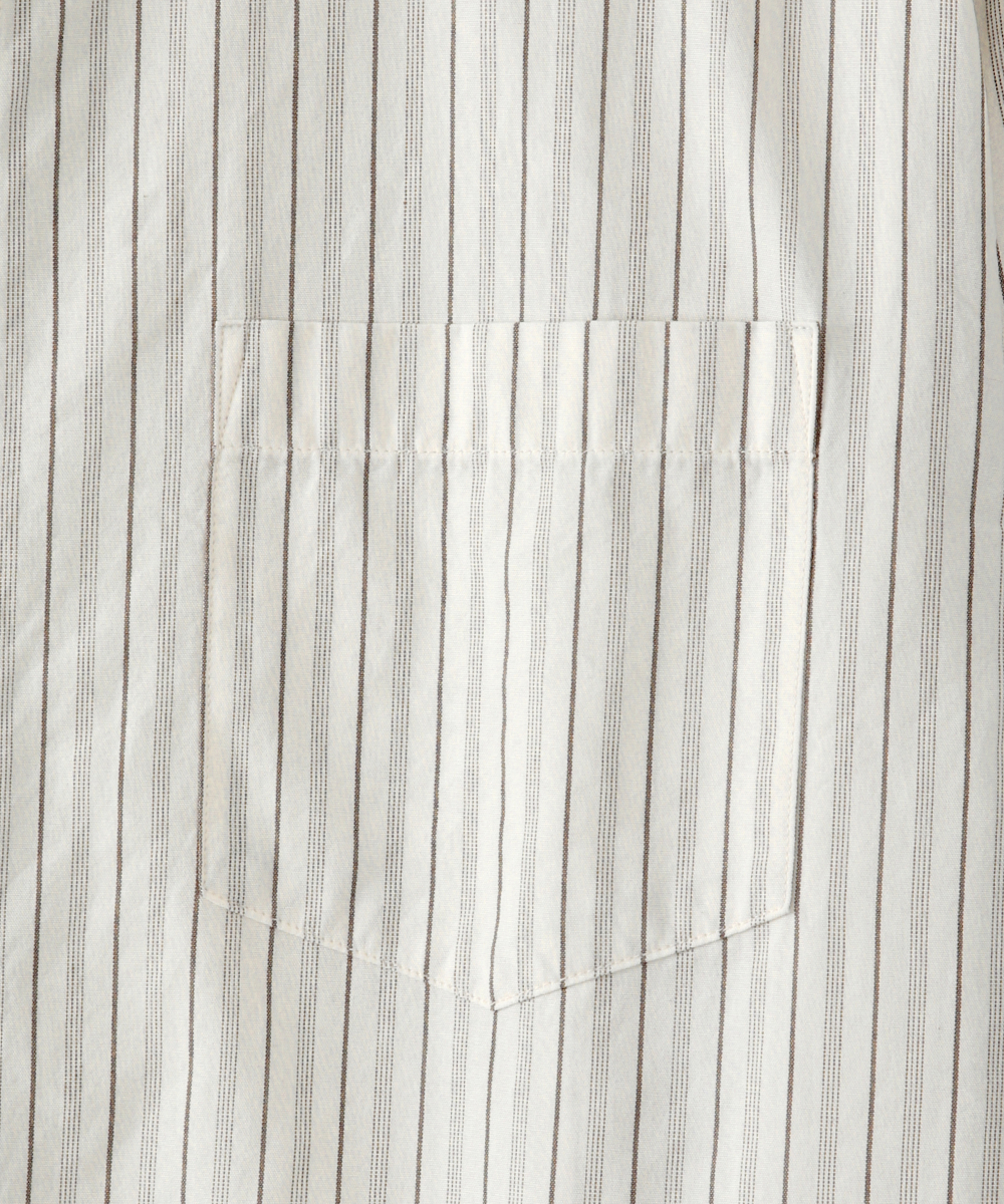 Pinstripe Shirt – Cream