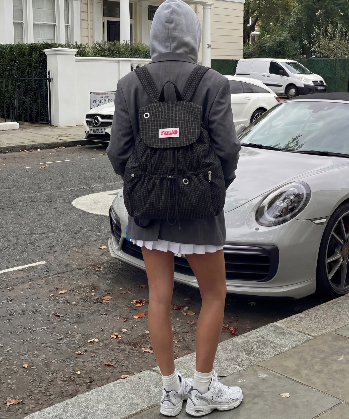 Нейлоновый карго-рюкзак Luvleri (Check Black)