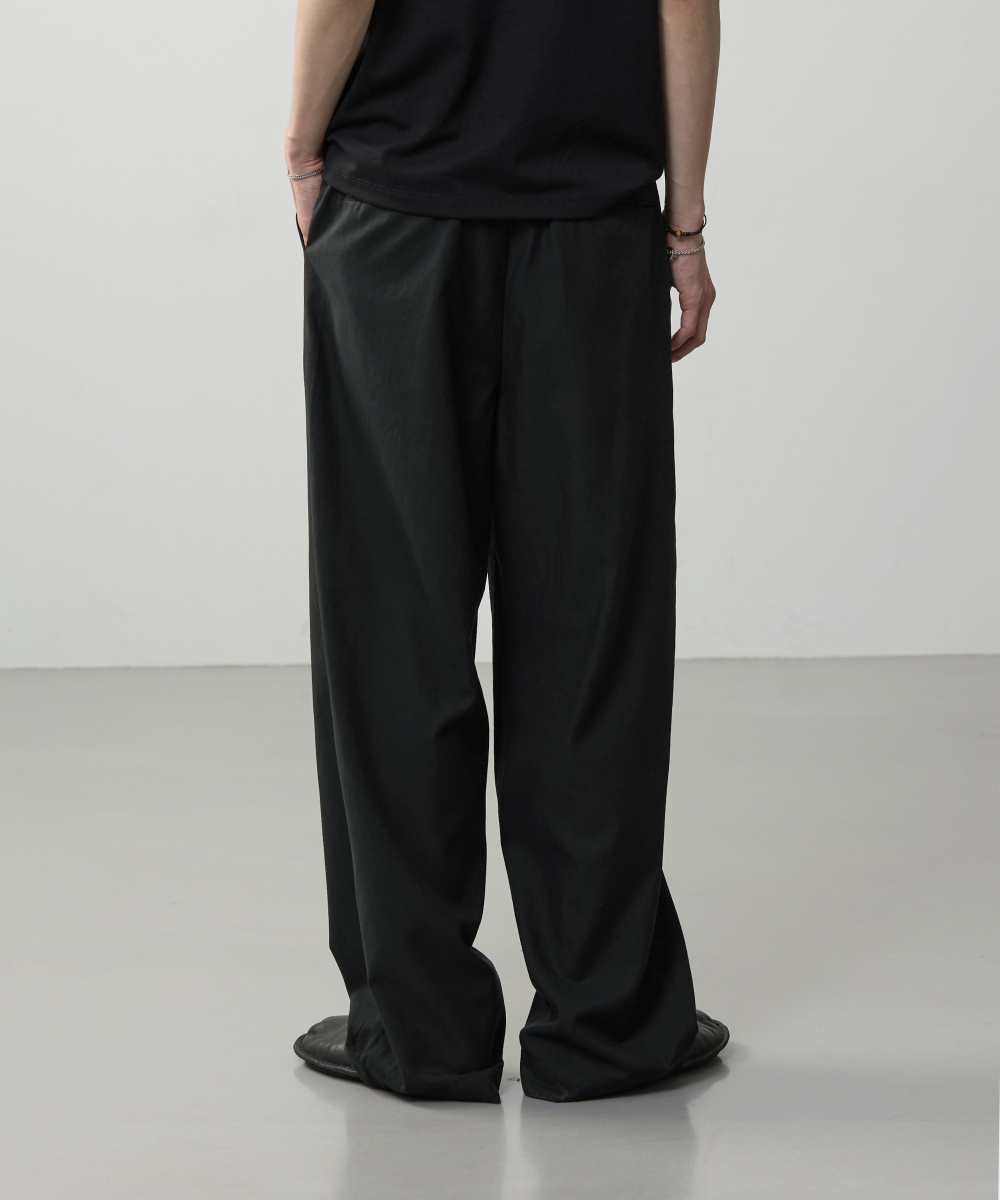 Tencel Cotton Wide Trousers – Washed